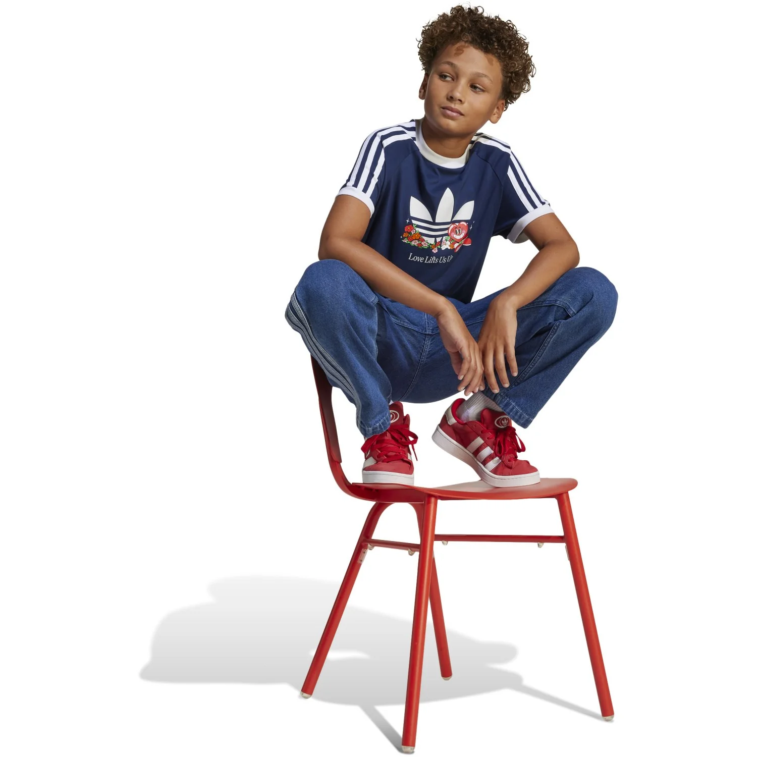 adidas Originals Medium Blue Denim Pants - Image 7