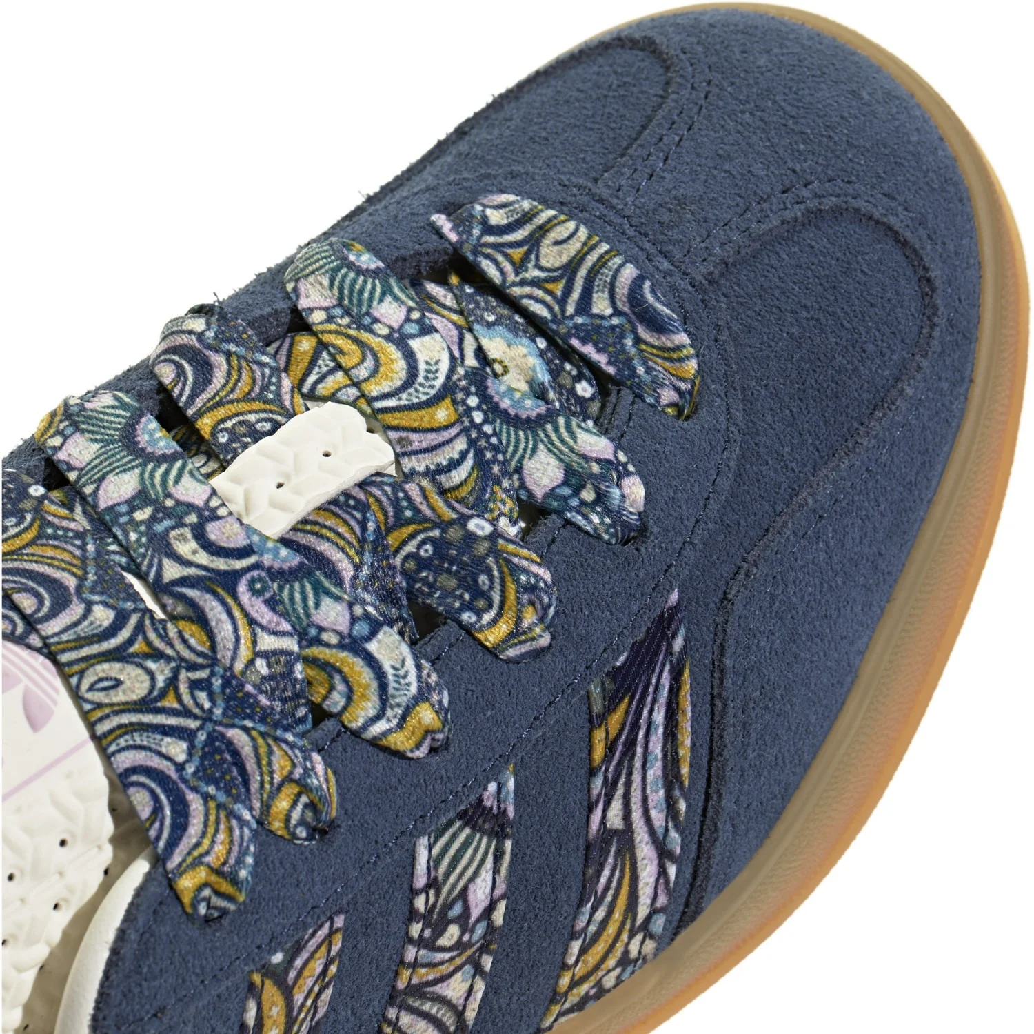 adidas Originals Night Indigo Orchid Fusion Gum 2 Gazelle Indoor J Sneakers - Image 3
