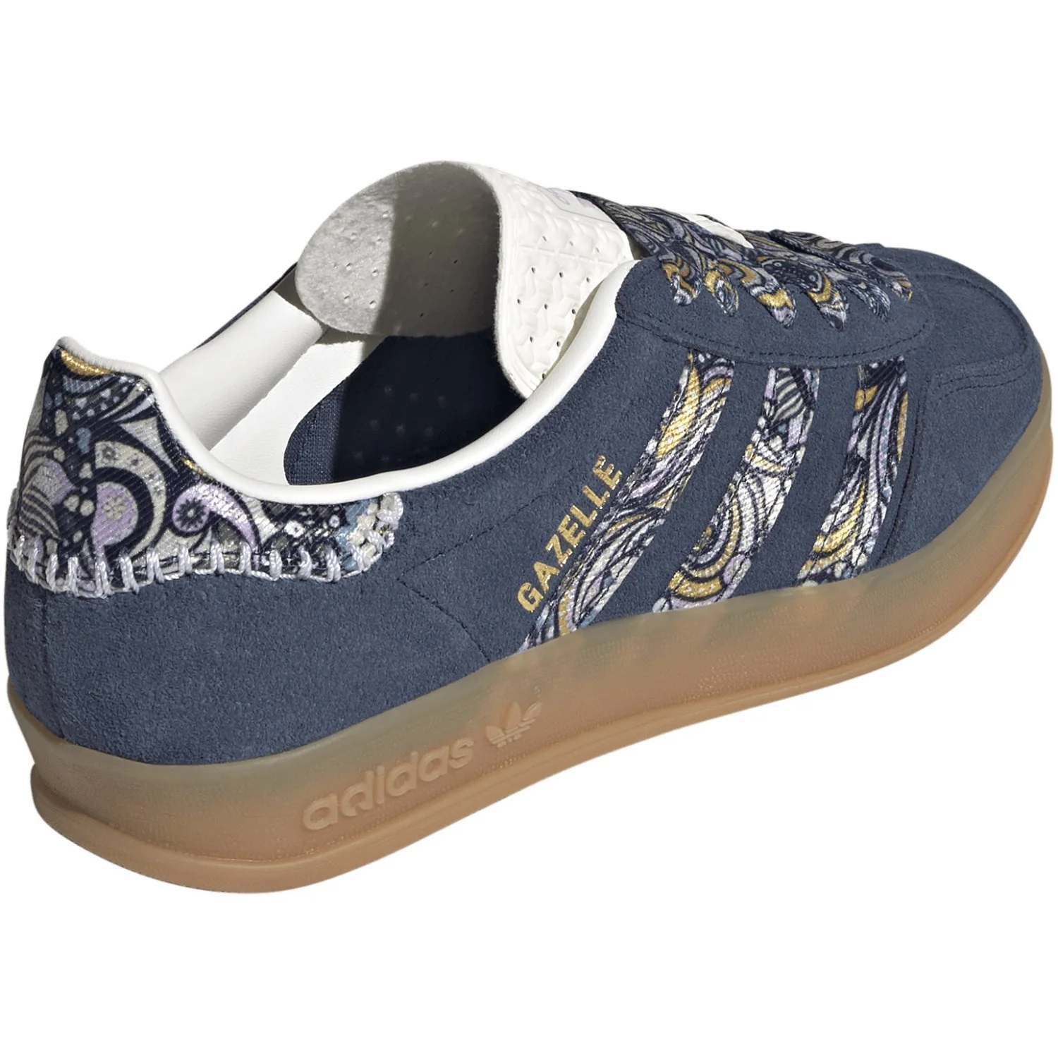 adidas Originals Night Indigo Orchid Fusion Gum 2 Gazelle Indoor J Sneakers - Image 5