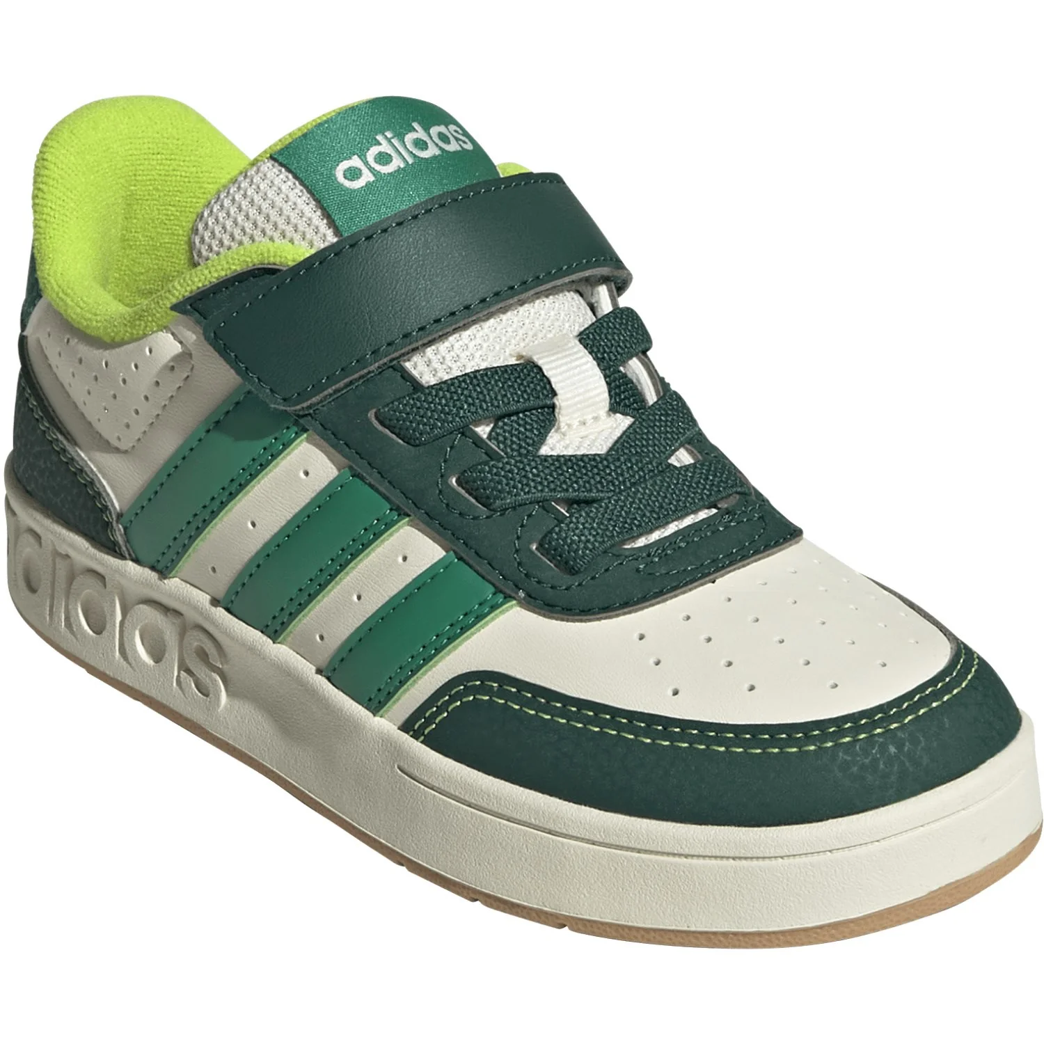 adidas Originals Off White/Collegiate Green/Court Green Breakbase C Sneakers - Image 2