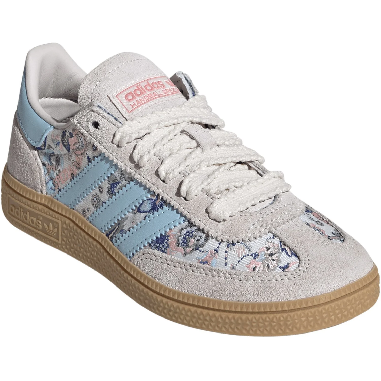 adidas Originals Off White/Icey Blue/Gum 3 Handball Spezial C Sneakers - Image 2