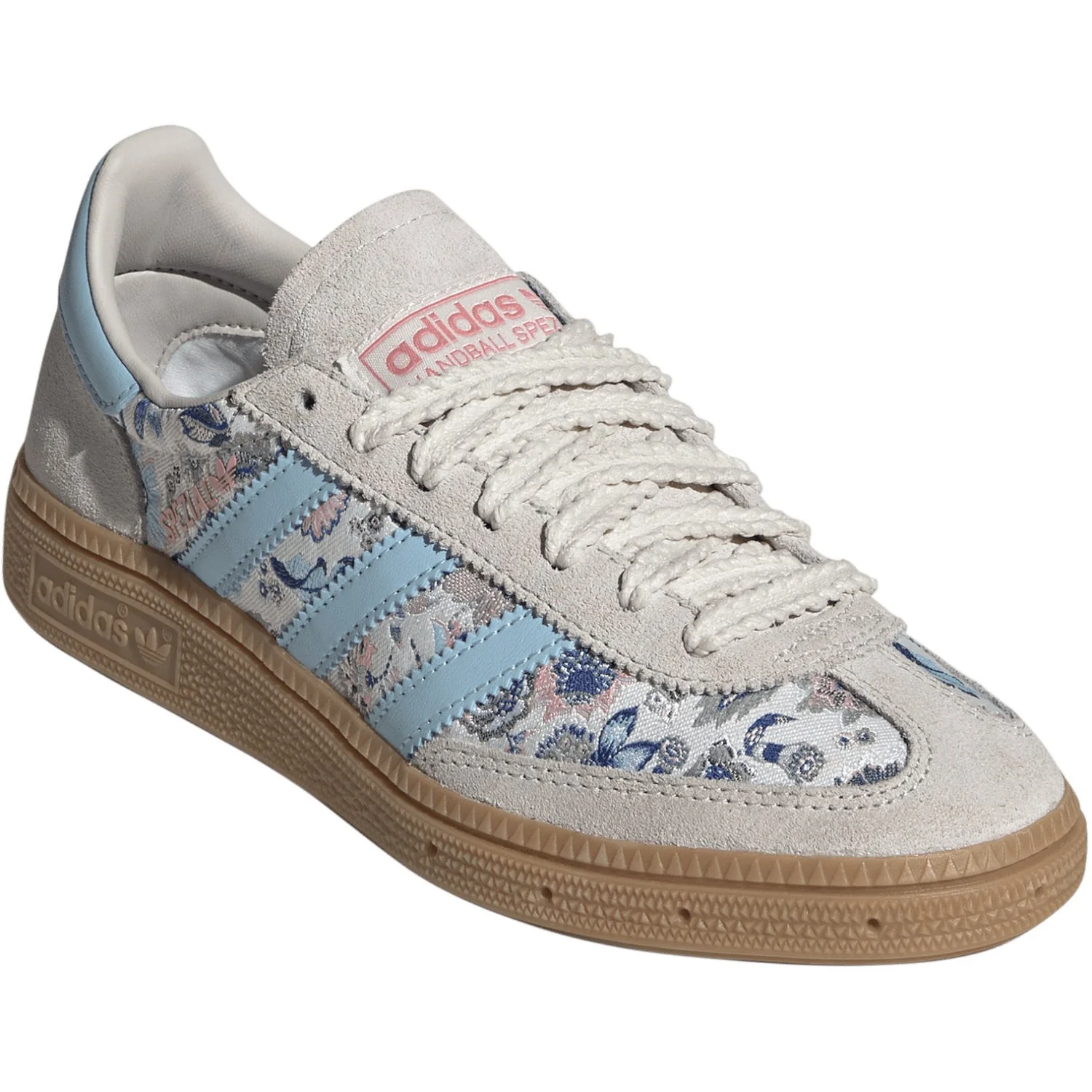adidas Originals Off White/Icey Blue/Gum 3 Handball Spezial J Sneakers - Image 2