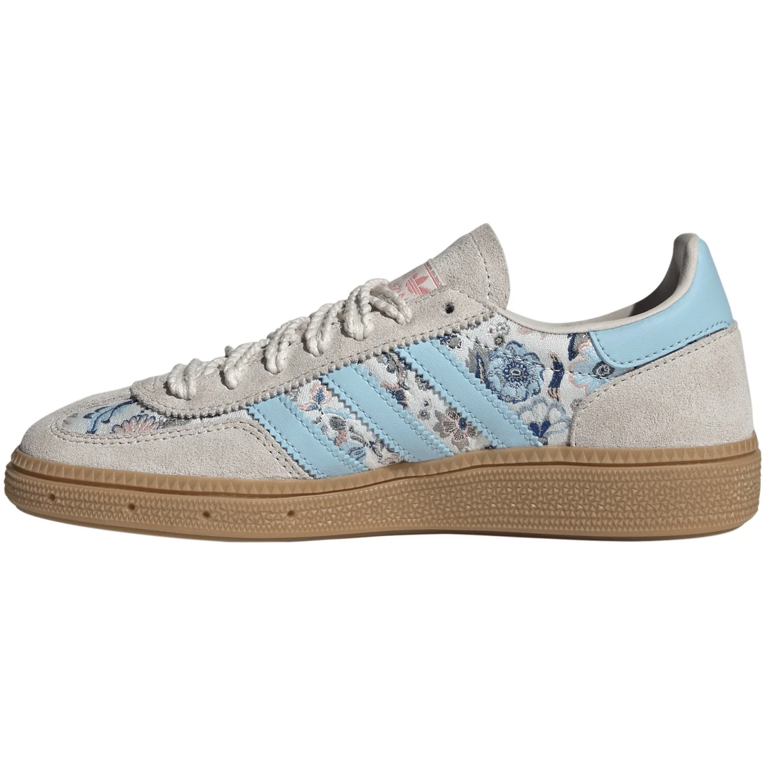 adidas Originals Off White/Icey Blue/Gum 3 Handball Spezial J Sneakers - Image 9