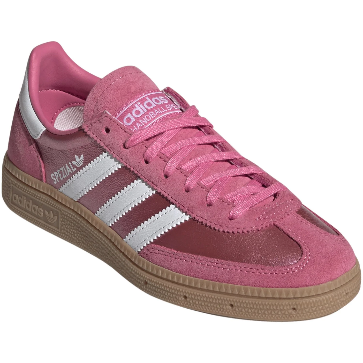 adidas Originals Pink Fusion Ftwr White Gum4 Handball Spezial J Sneakers - Image 2