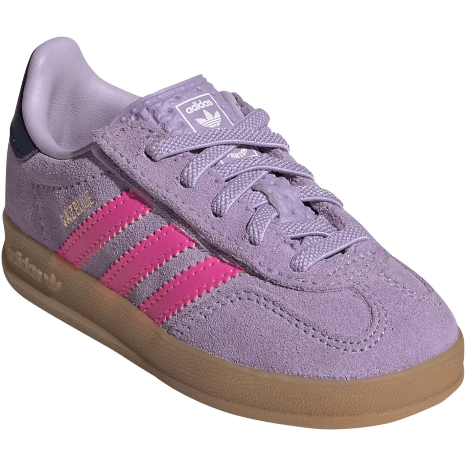 adidas Originals Powder Plum/Lucid Pink/Gum 2 Gazelle Indoor Cf El I Sneakers - Image 2