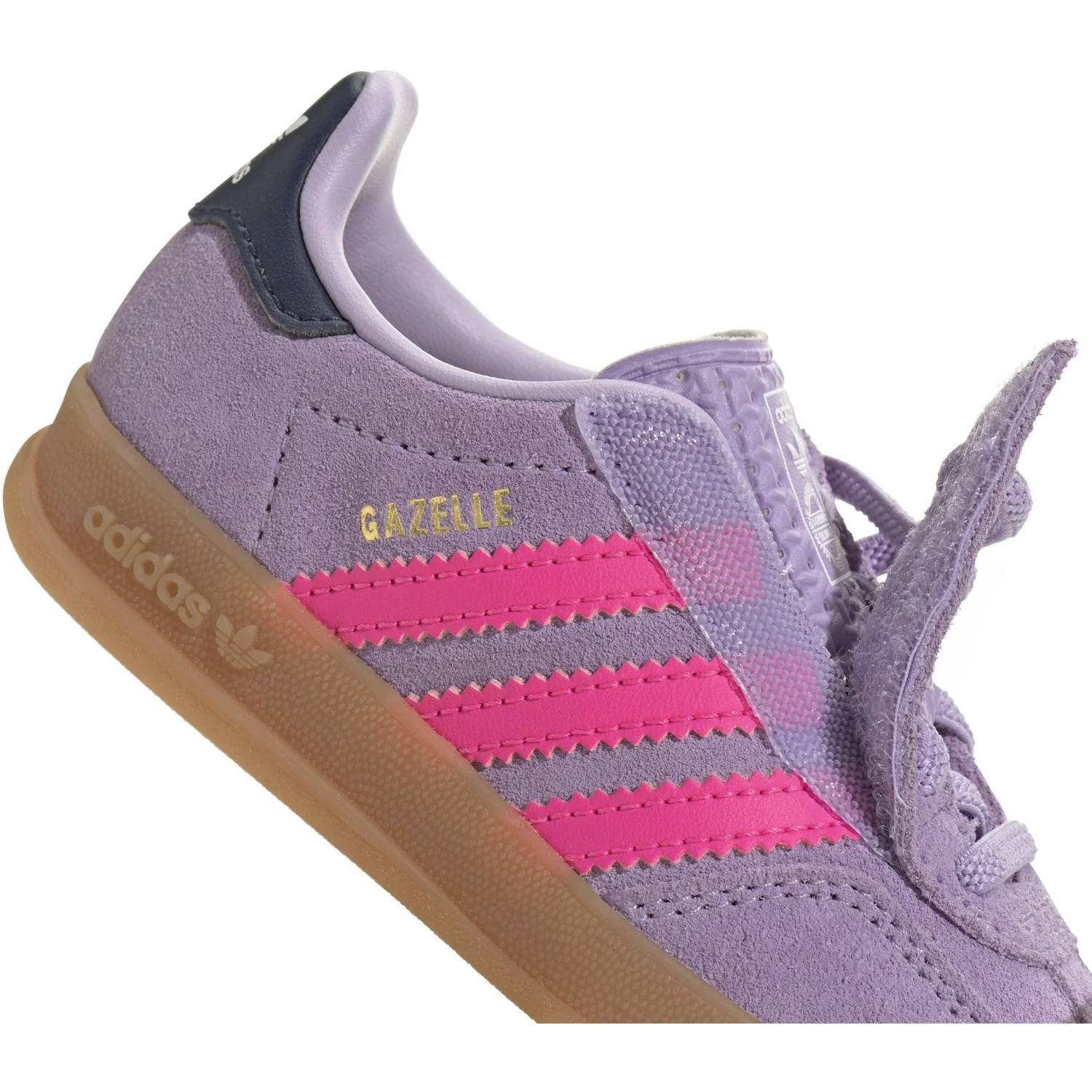 adidas Originals Powder Plum/Lucid Pink/Gum 2 Gazelle Indoor Cf El I Sneakers - Image 5