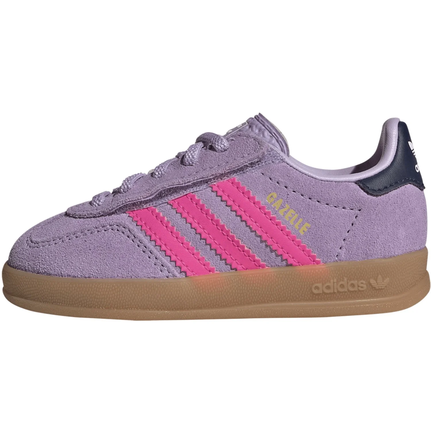 adidas Originals Powder Plum/Lucid Pink/Gum 2 Gazelle Indoor Cf El I Sneakers - Image 7