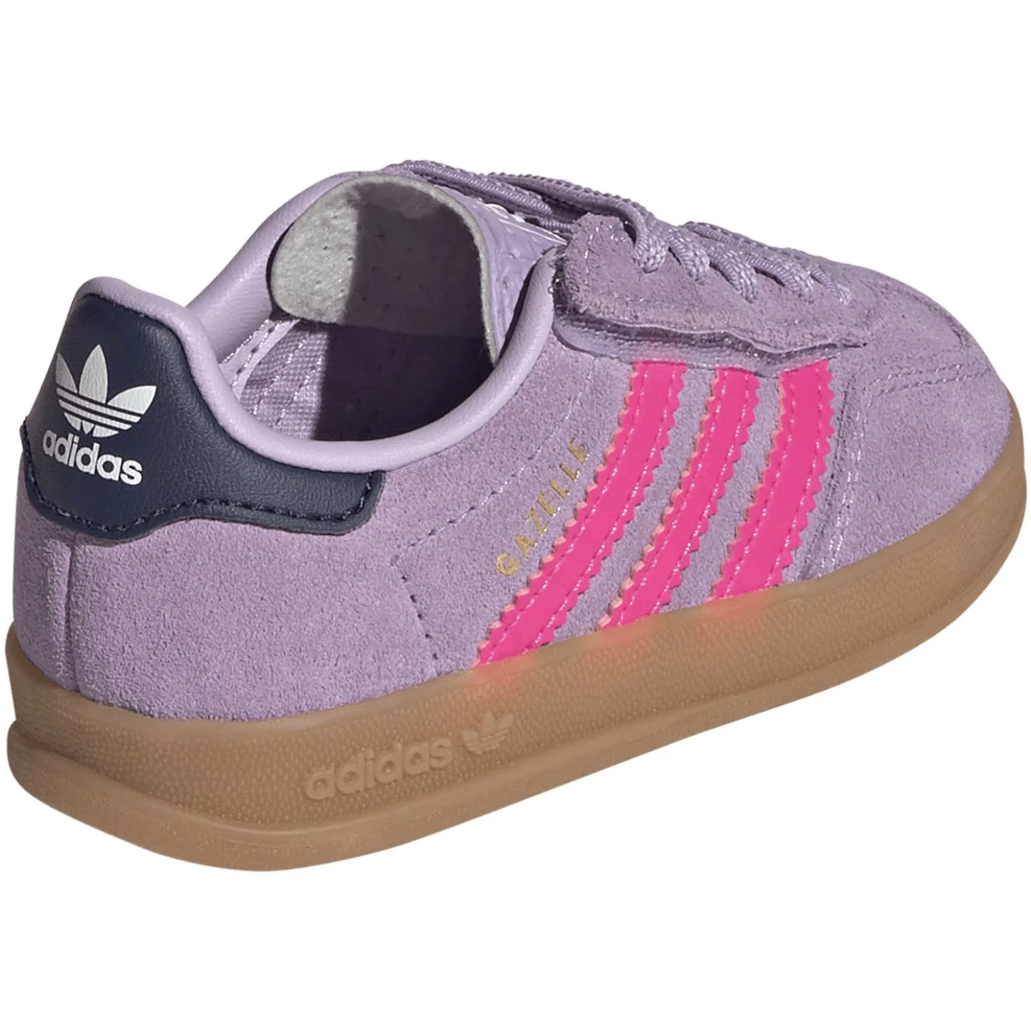 adidas Originals Powder Plum/Lucid Pink/Gum 2 Gazelle Indoor Cf El I Sneakers - Image 8