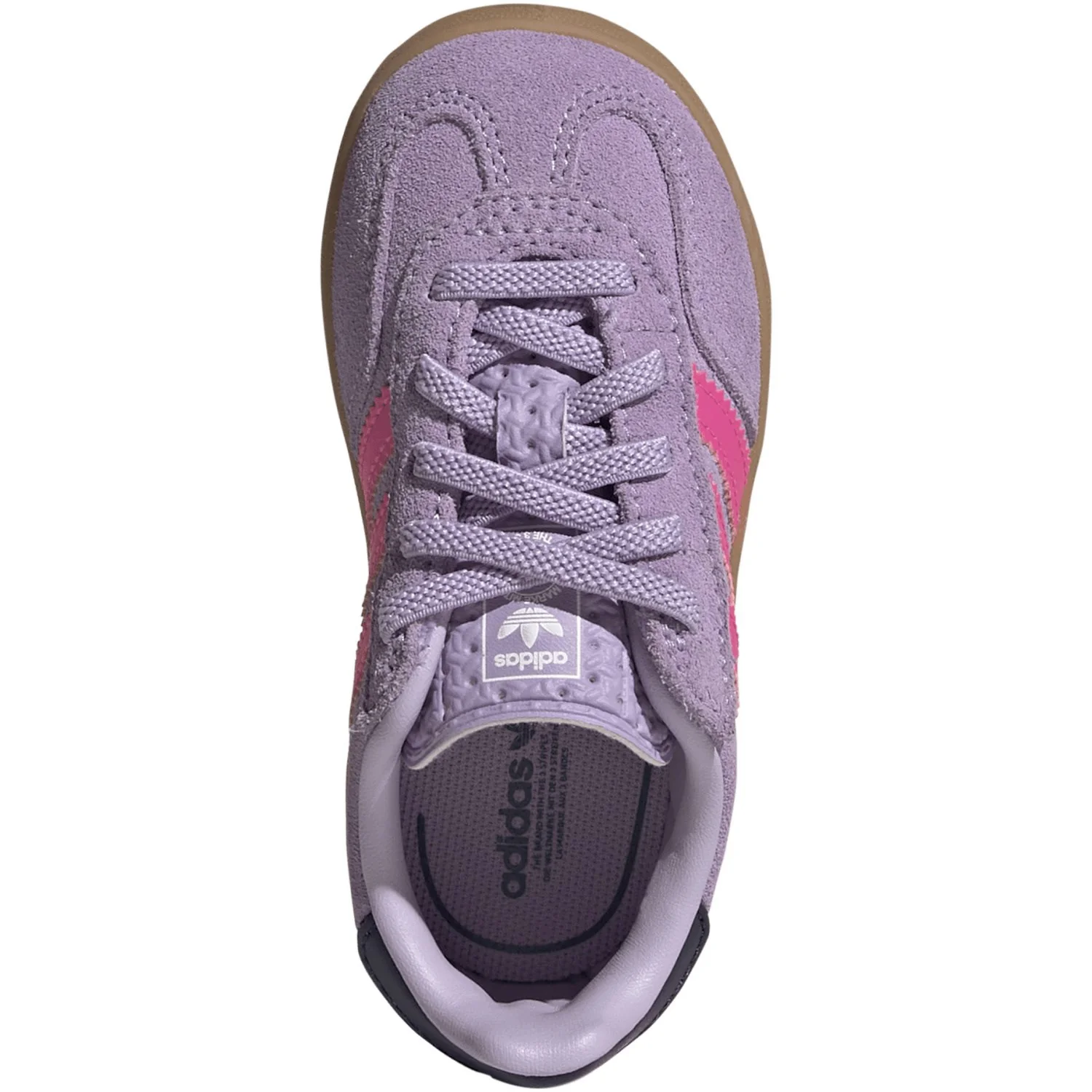 adidas Originals Powder Plum/Lucid Pink/Gum 2 Gazelle Indoor Cf El I Sneakers - Image 9