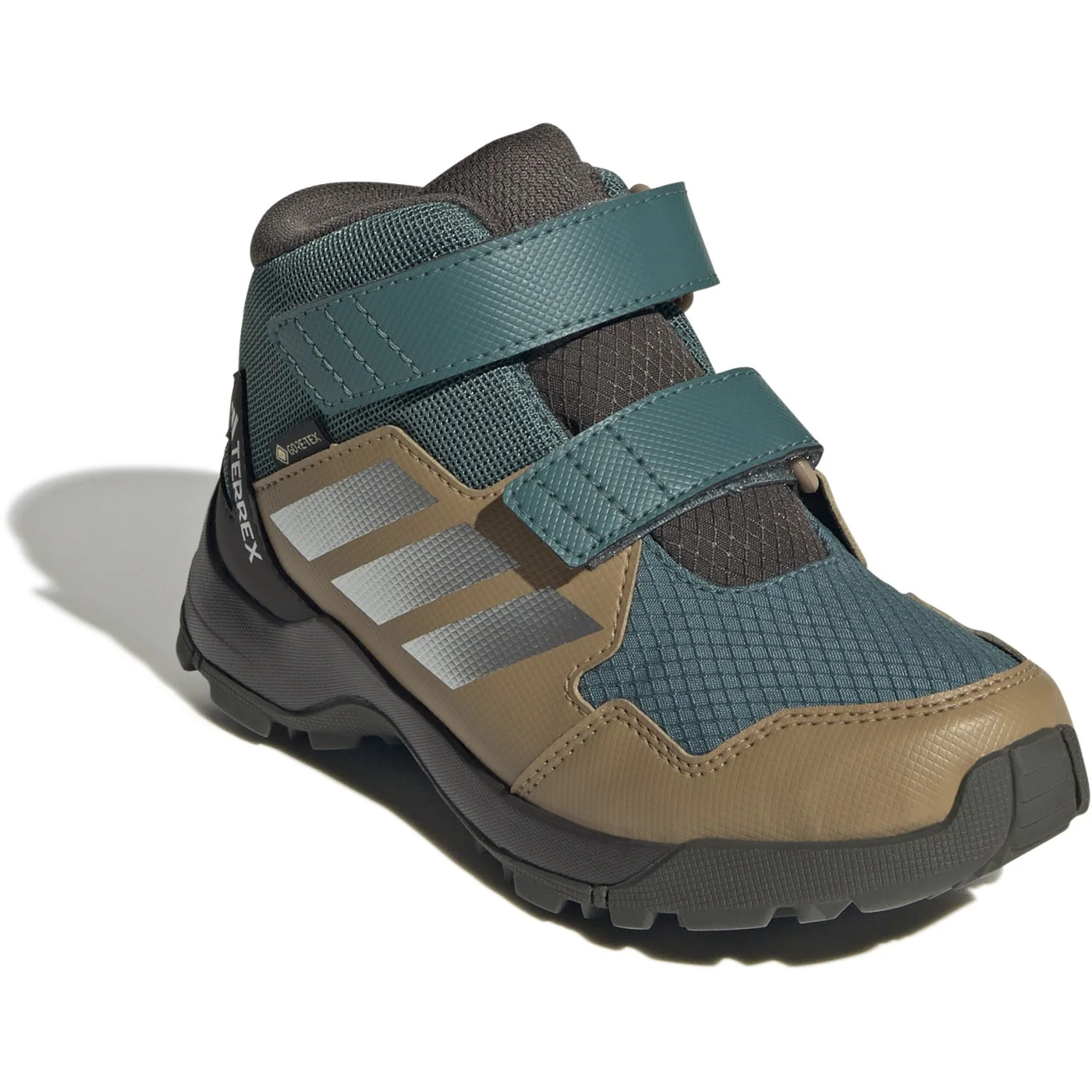 adidas Originals Preloved Teal/Matte Silver/Cardboard Terrex Skychaser Mid Gtx Cf K Shoe - Image 2