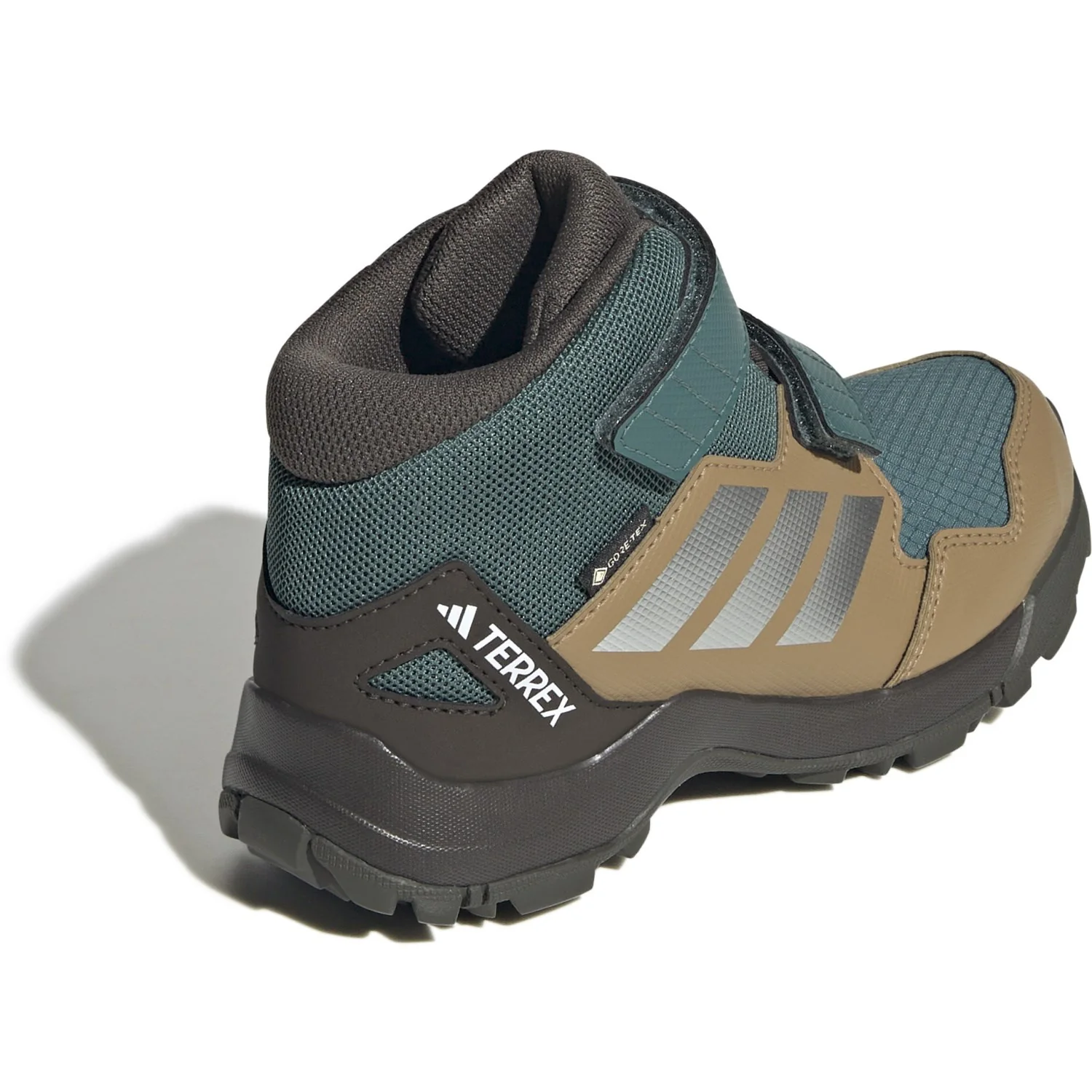 adidas Originals Preloved Teal/Matte Silver/Cardboard Terrex Skychaser Mid Gtx Cf K Shoe - Image 9