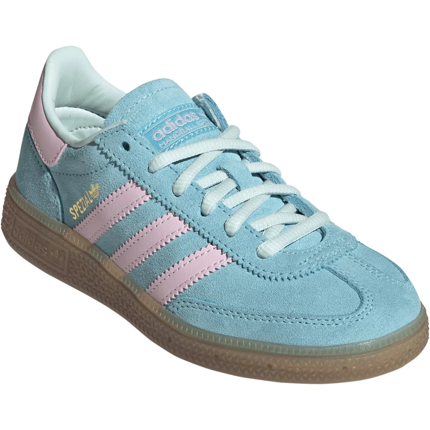 adidas Originals Pulse Aqua/Clear Pink/Gum5 Handball Spezial C Sneakers - Image 2
