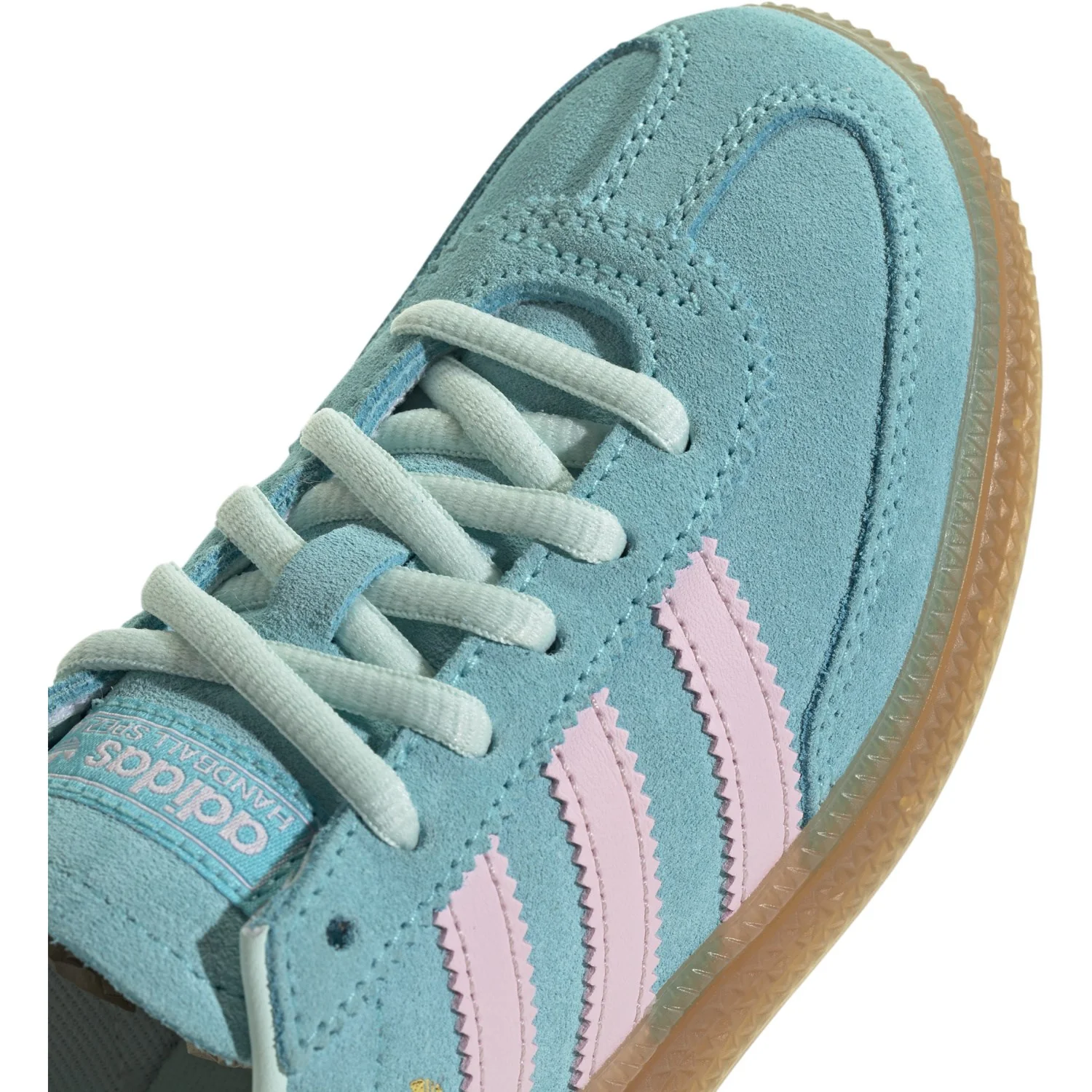 adidas Originals Pulse Aqua/Clear Pink/Gum5 Handball Spezial C Sneakers - Image 3