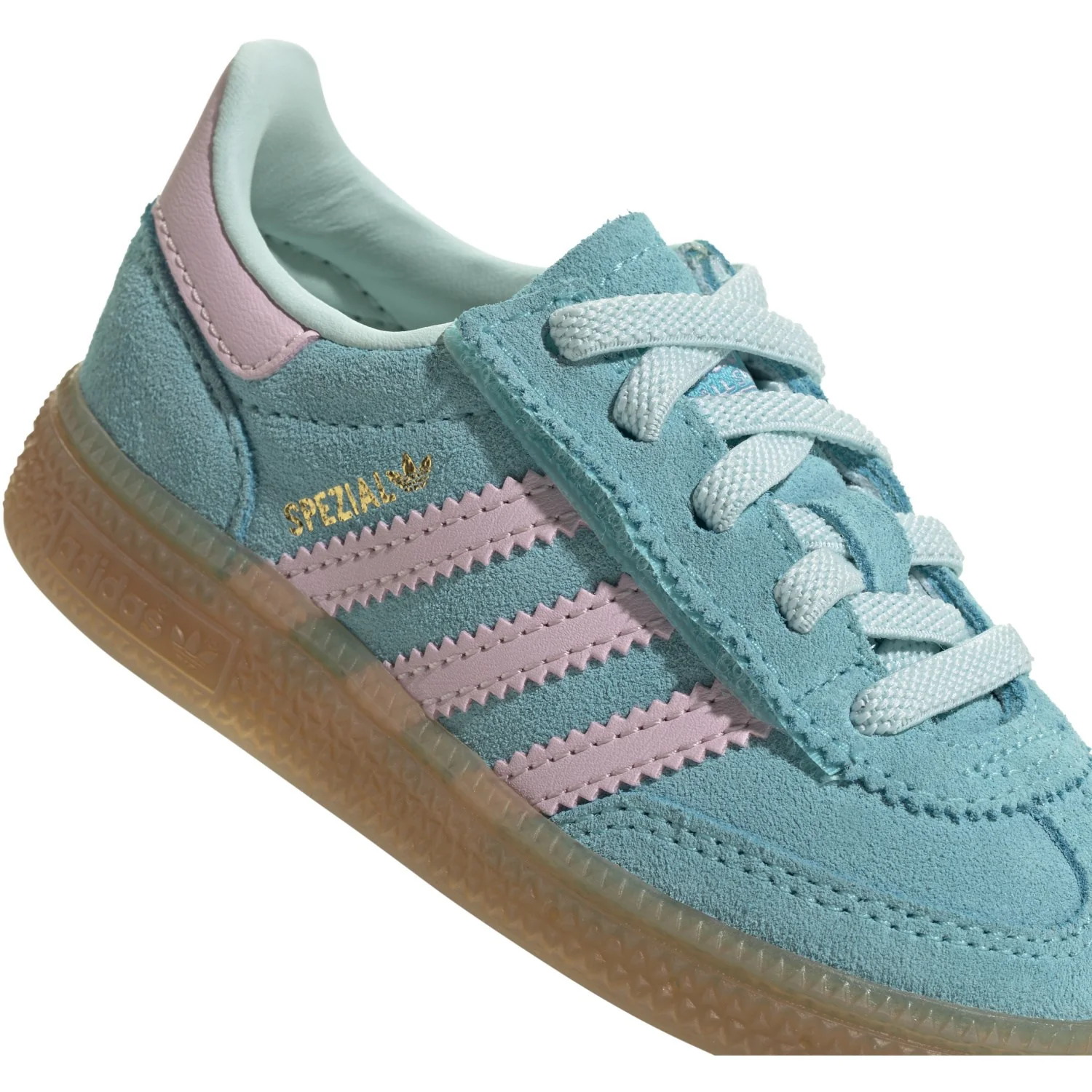adidas Originals Pulse Aqua/Clear Pink/Gum5 Handball Spezial Cf El I Sneakers - Image 3