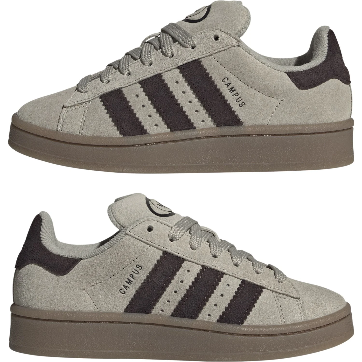 adidas Originals Sesame Aurora Coffee Gum5 Campus 00S J Sneakers - Image 5