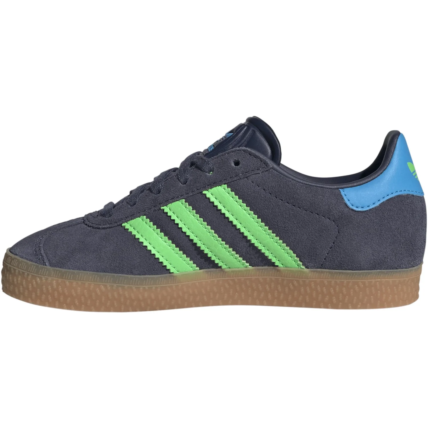 adidas Originals Shadow Navy/Screaming Green/Lucid Aquamarine Gazelle C Sneakers - Image 7