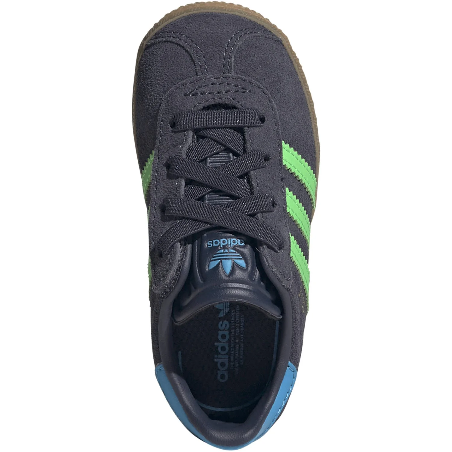adidas Originals Shadow Navy/Screaming Green/Lucid Aquamarine Gazelle Cf El I Sneakers - Image 10
