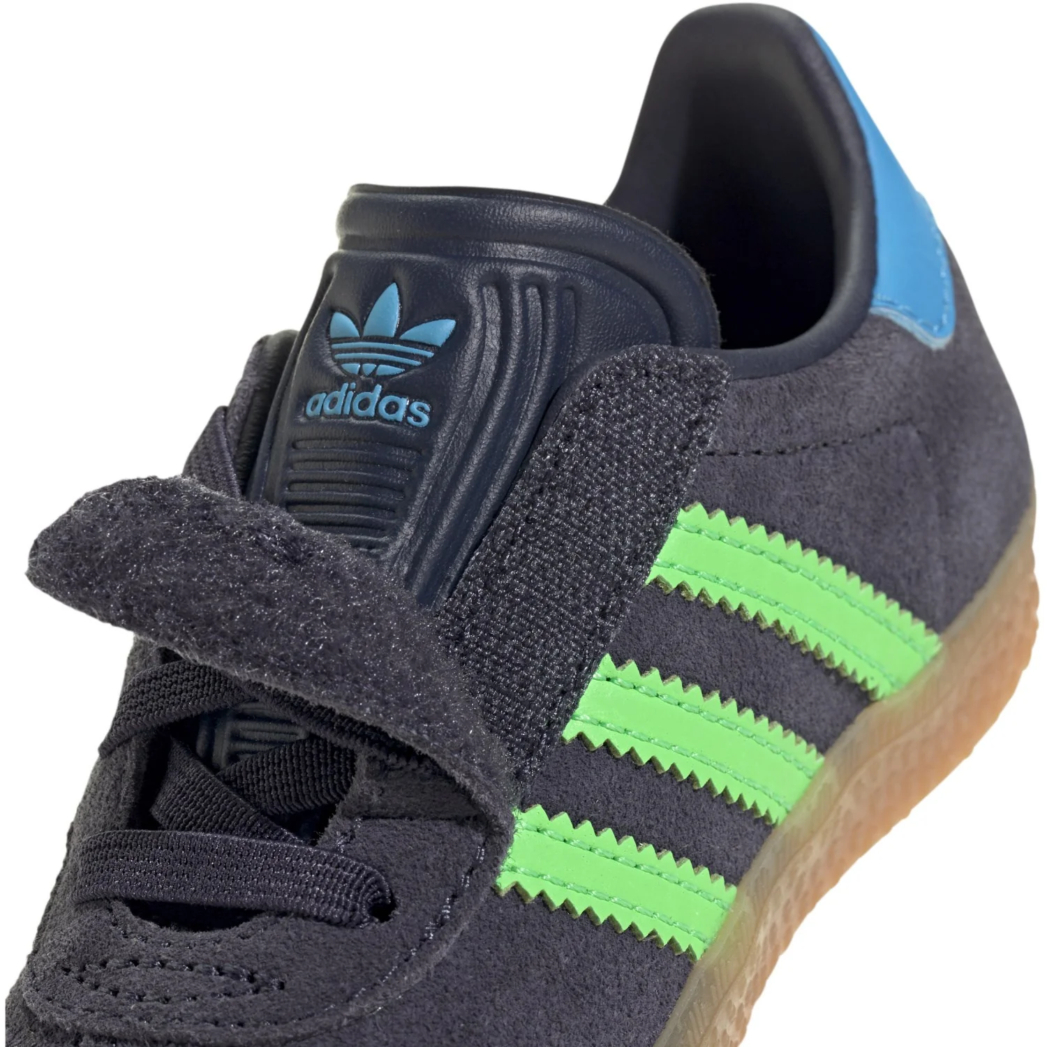 adidas Originals Shadow Navy/Screaming Green/Lucid Aquamarine Gazelle Cf El I Sneakers - Image 4