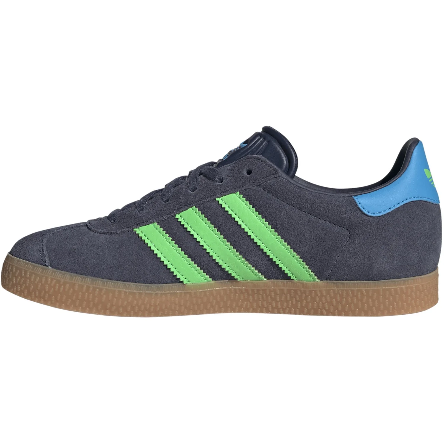 adidas Originals Shadow Navy/Screaming Green/Lucid Aquamarine Gazelle J Sneakers - Image 7