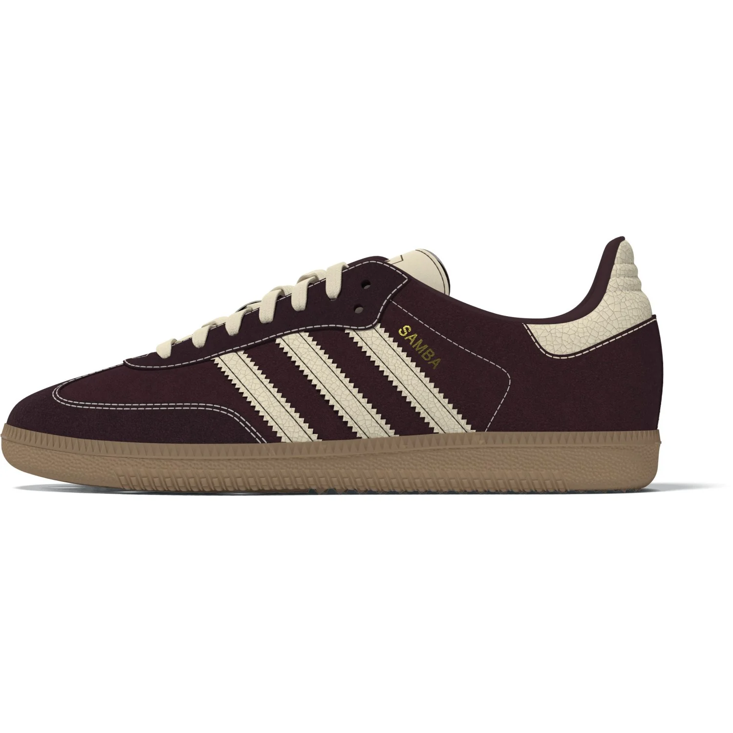 adidas Originals Shadow Red Warm Vanilla Gum4 Samba Og J Sneakers - Image 2