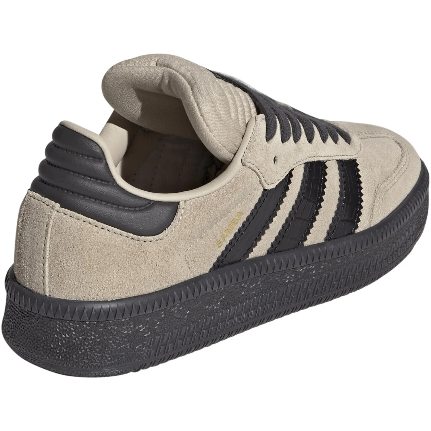 adidas Originals Stone Khaki/Core Black/Utility Black Samba Xlg J Sneakers - Image 8