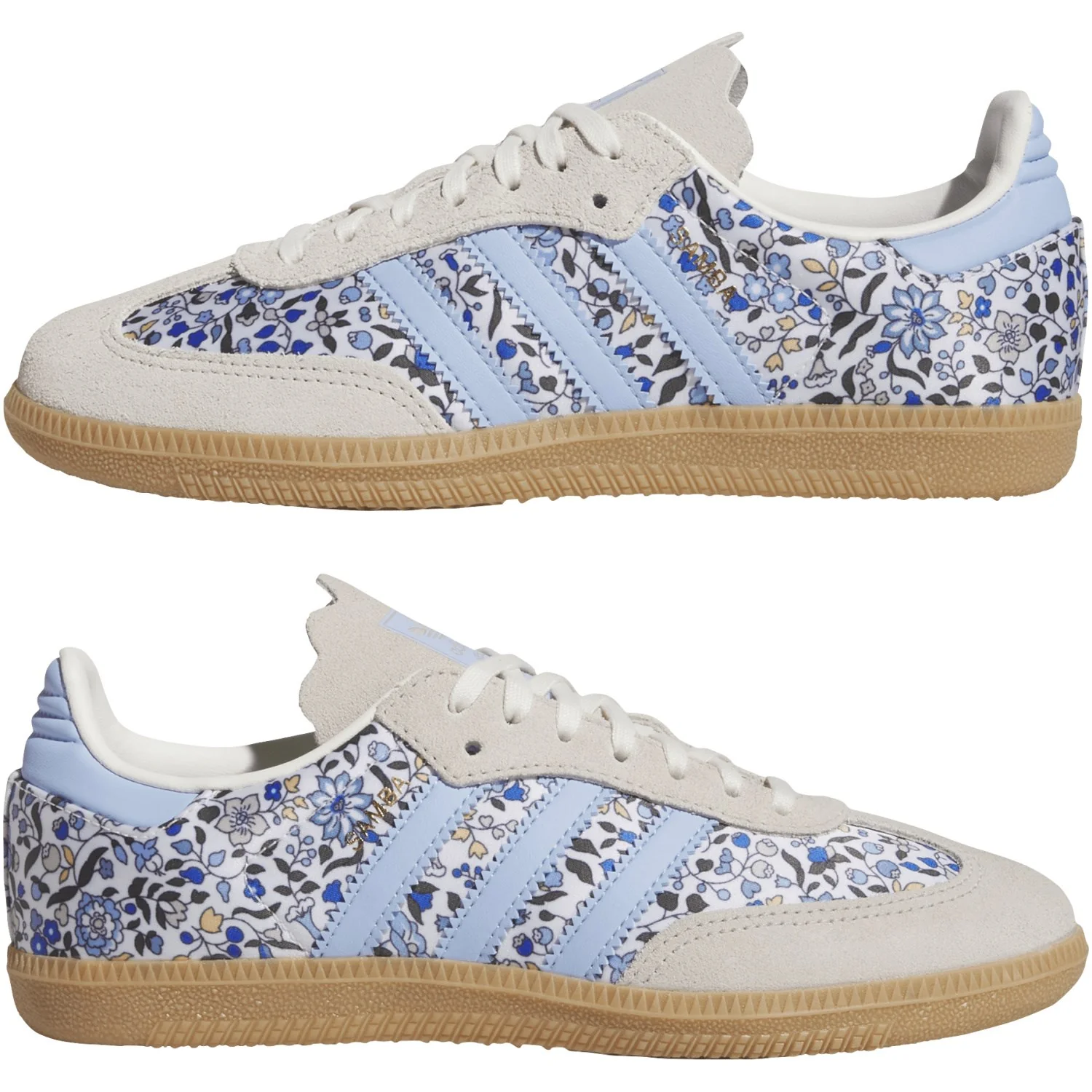 adidas Originals Supplier Colour/Off White/Gum 3 Samba Og J Sneakers - Image 5