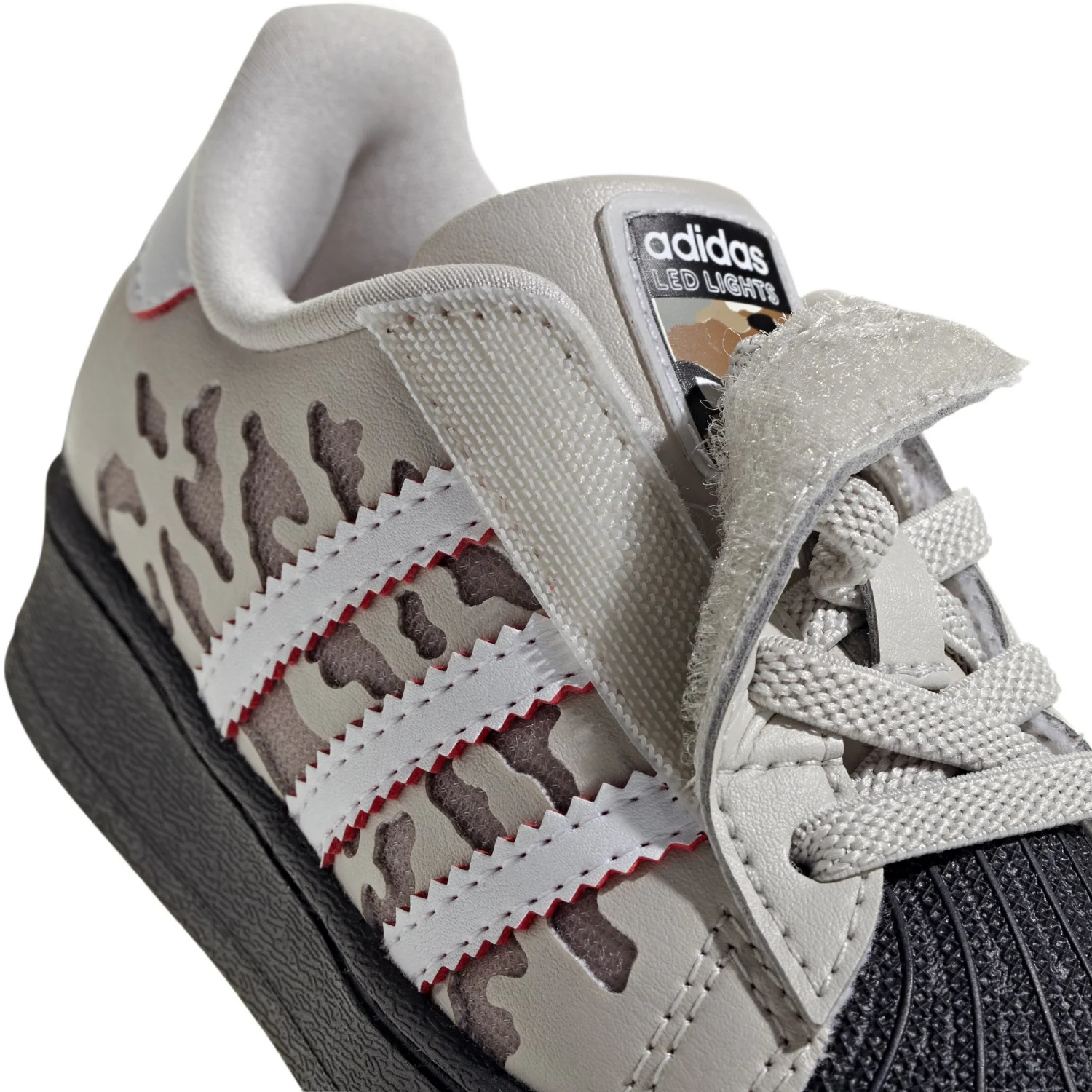 adidas Originals Wonder Alumina Ftwr White Wonder White Superstar Led Lights Cf El C Sneakers - Image 4