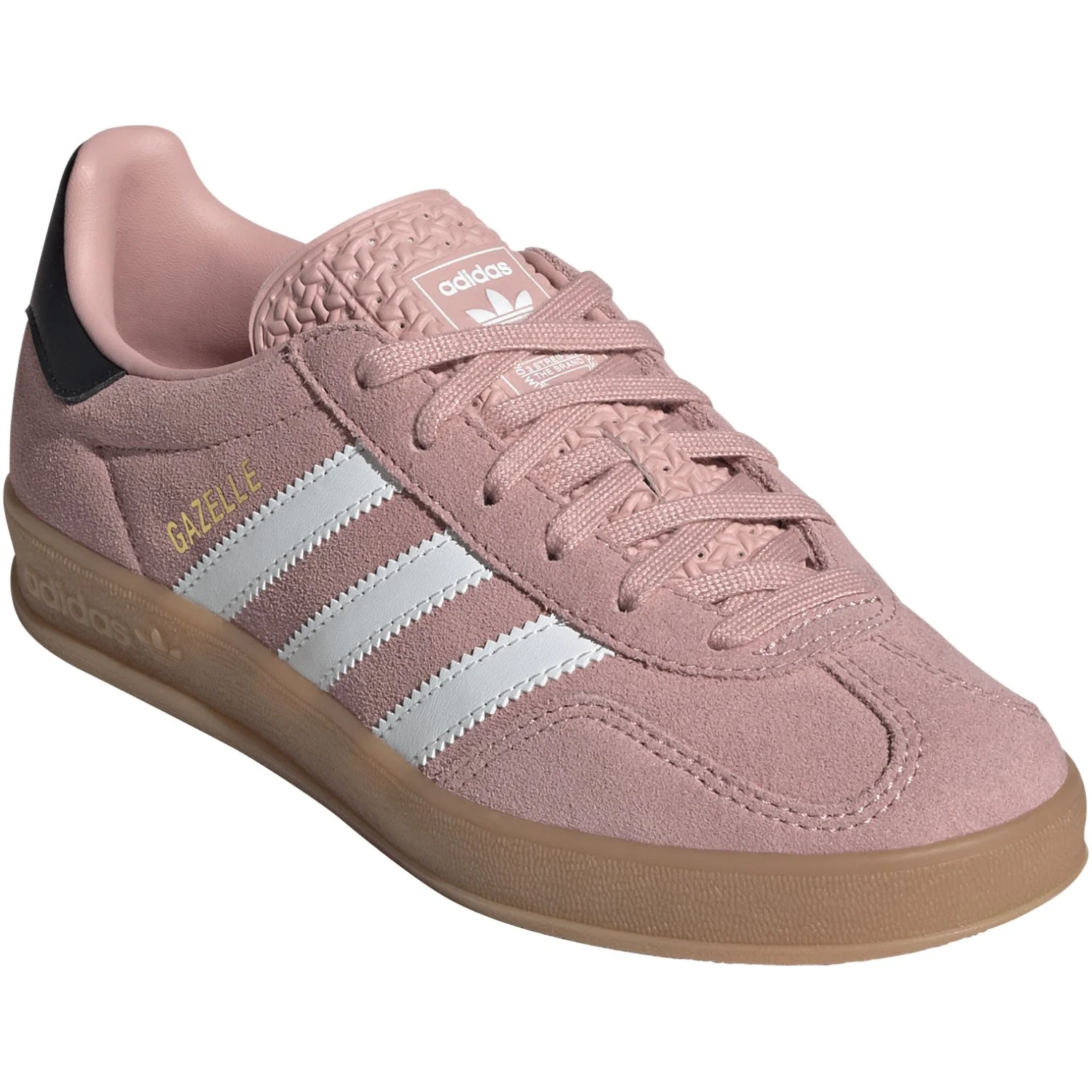 adidas Originals Wonder Mauve/Ftwr White/Core Black Gazelle Indoor J Sneakers - Image 2