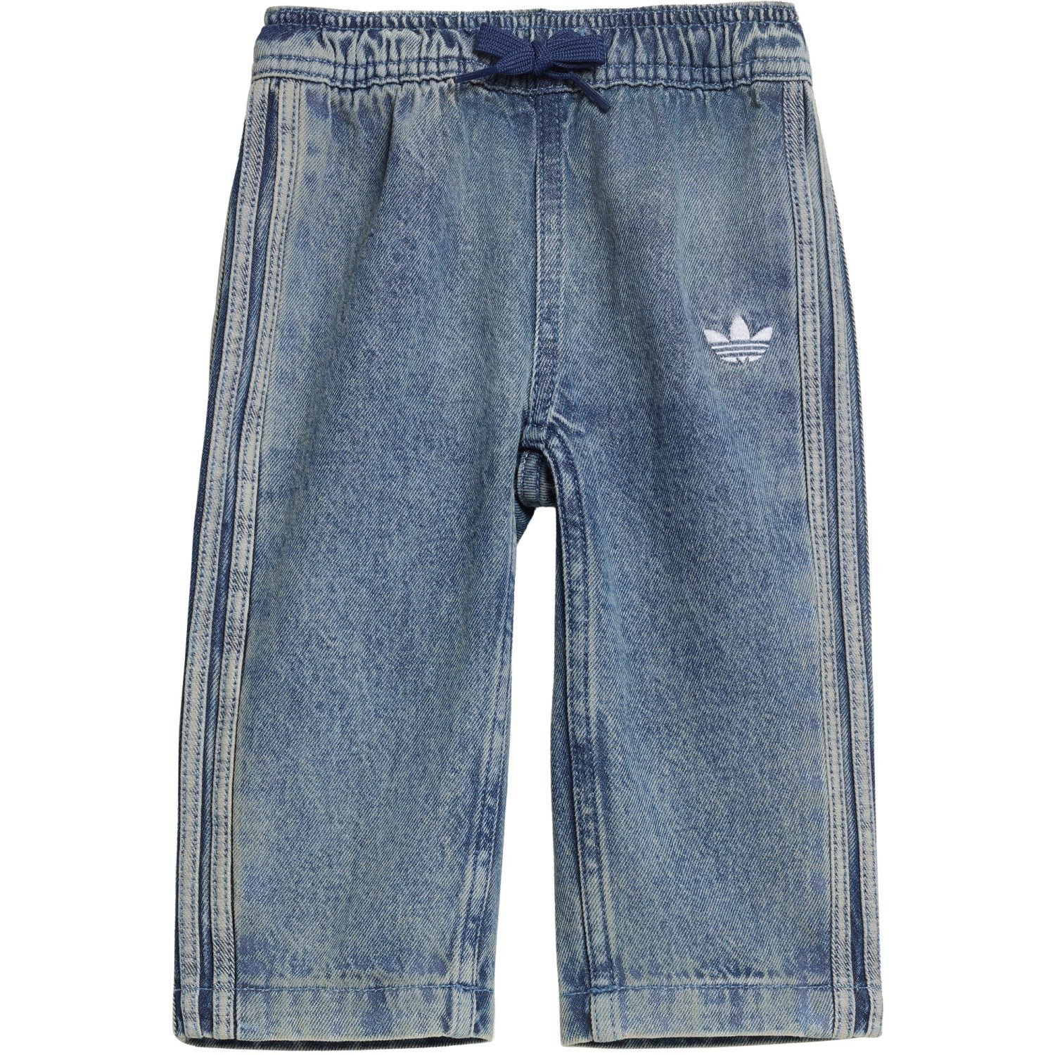 adidas Originals Worn Blue Denim Firebird Den Tp Pants