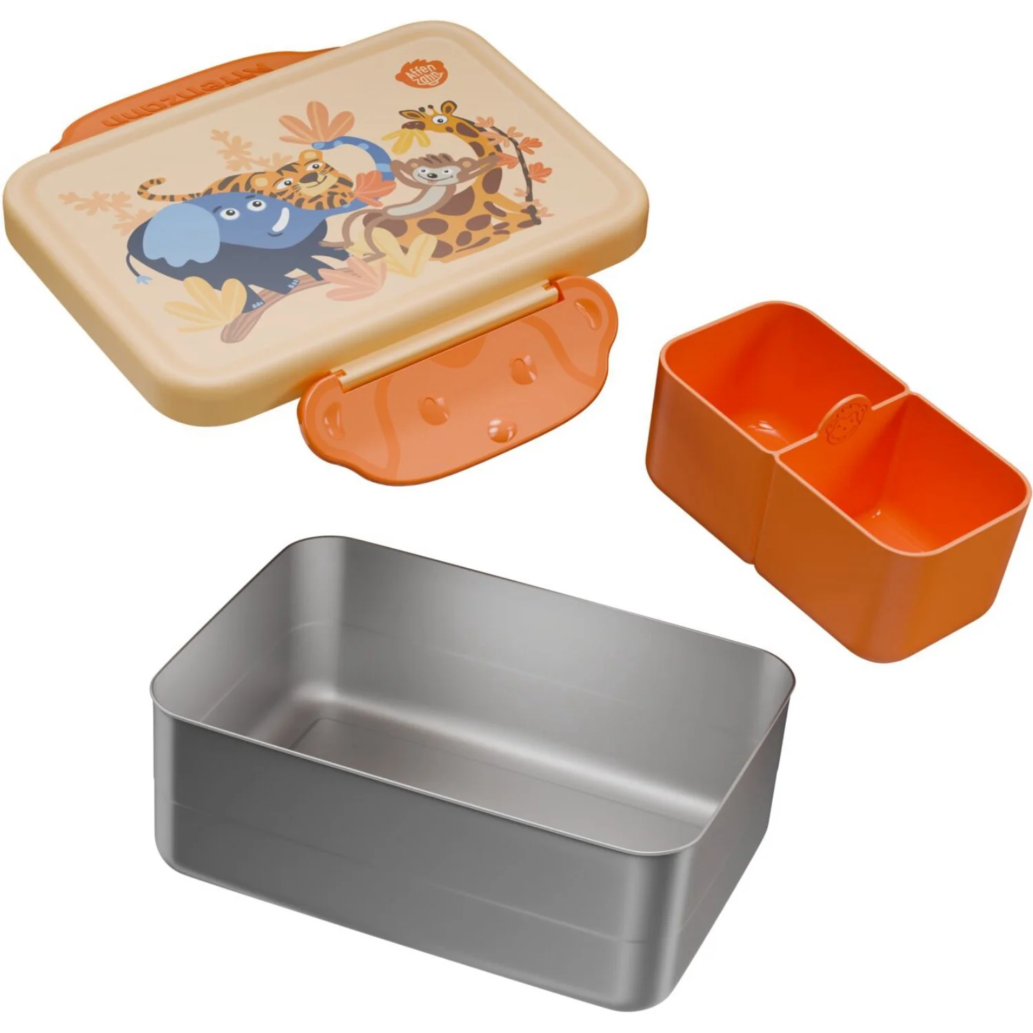 Affenzahn Sunny Savannah Lunchbox Stainless Steel - Image 2