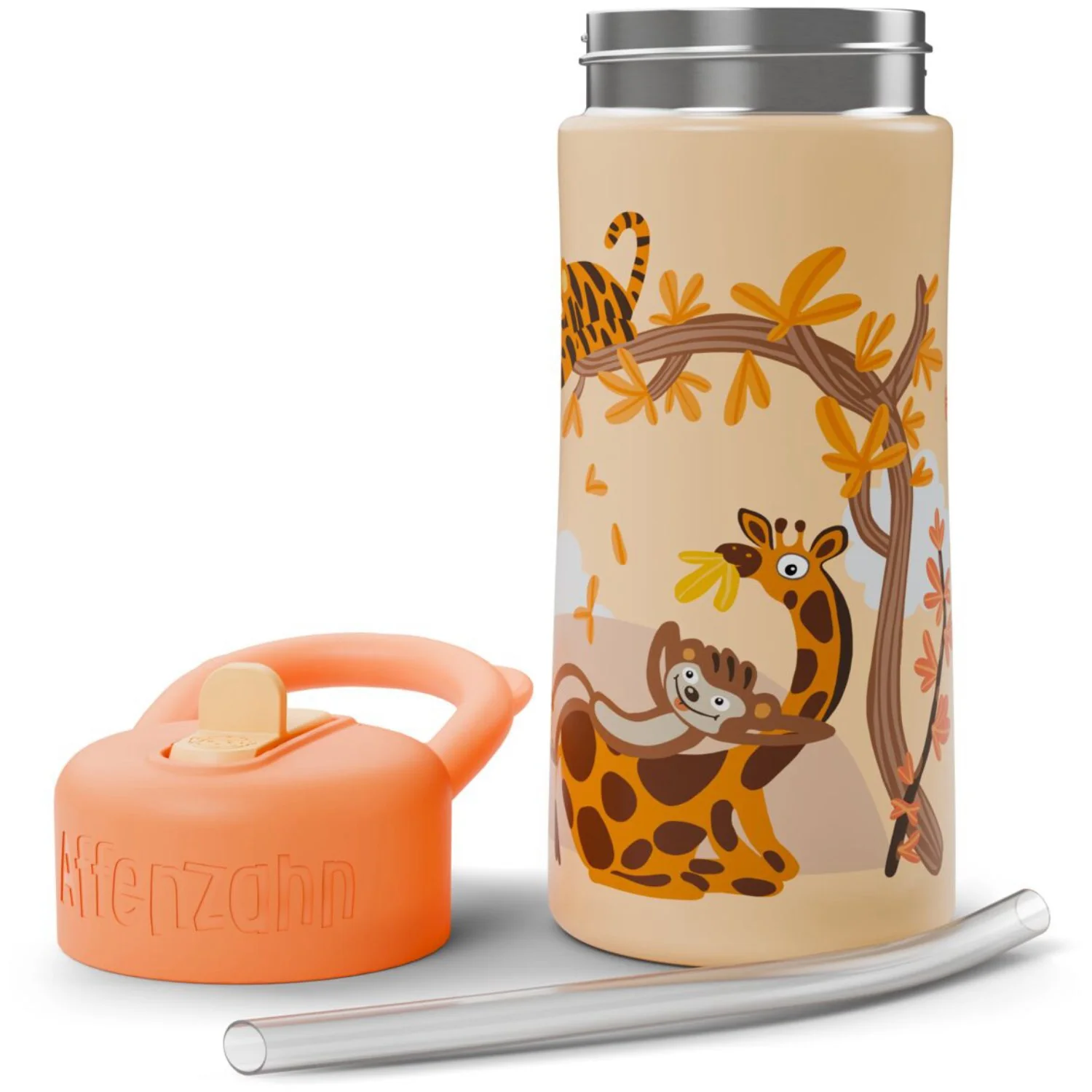 Affenzahn Sunny Savannah Stainless Steel Bottle - Image 2