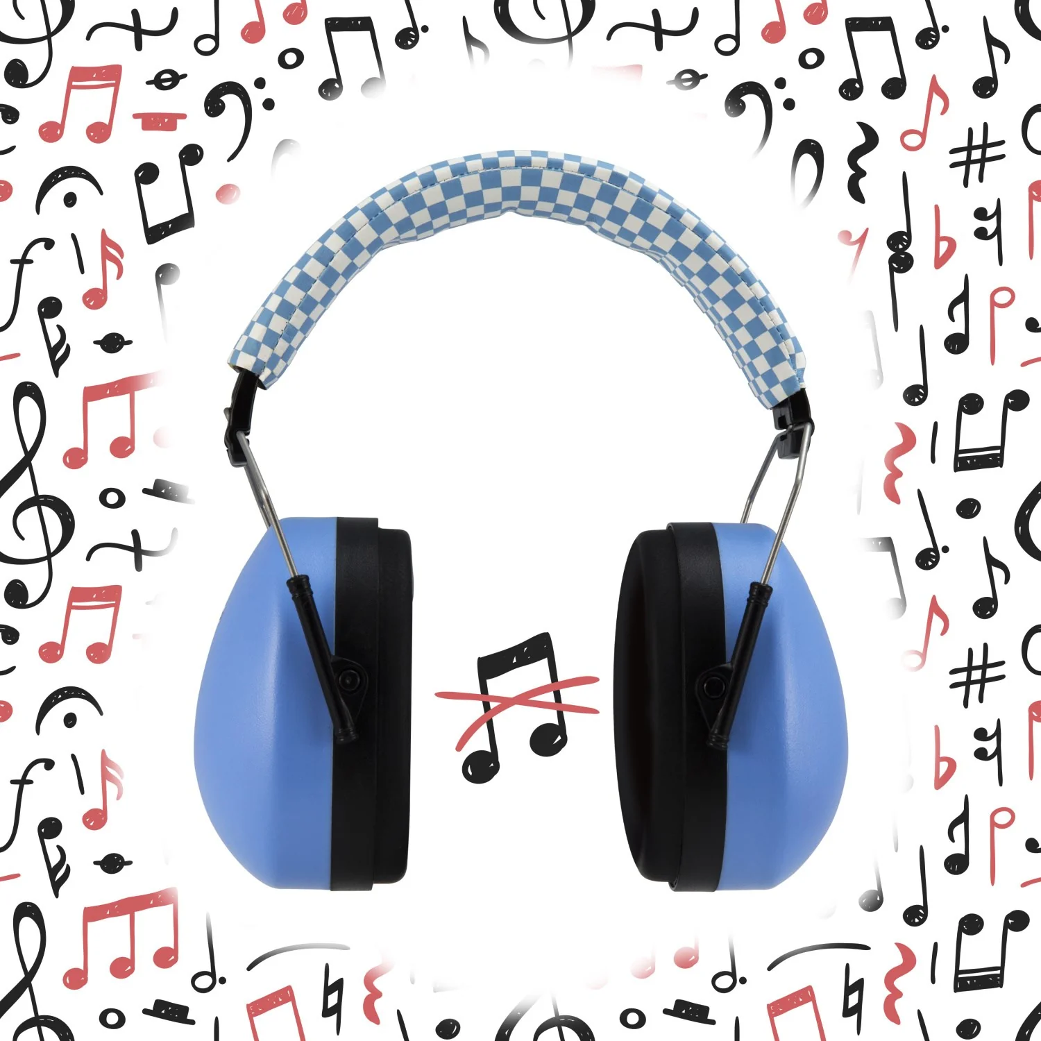Alecto Blue Earmuffs For Children - Image 5