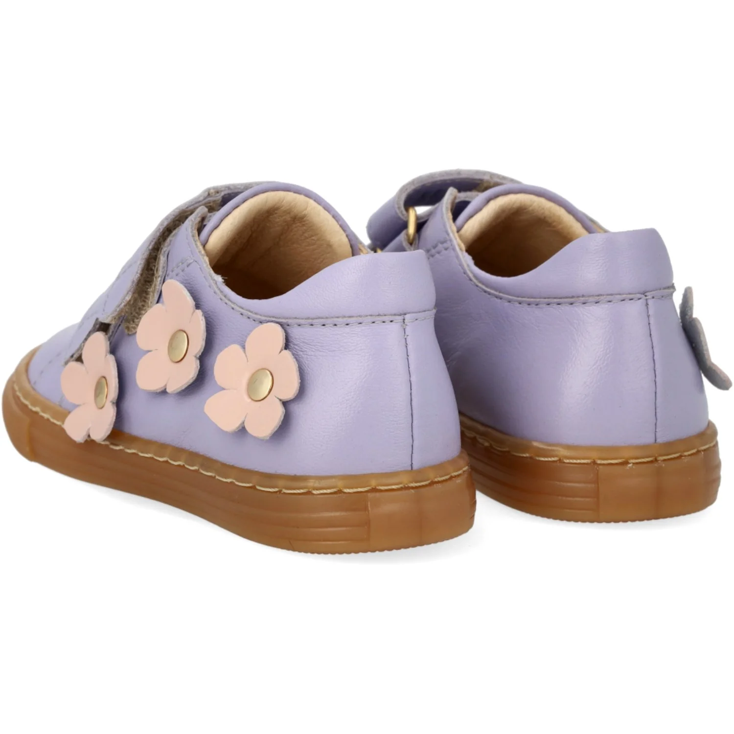 Angulus Amethyst/Rosebud Begynder Sneaker Med Blomsterapplikationer - Image 2