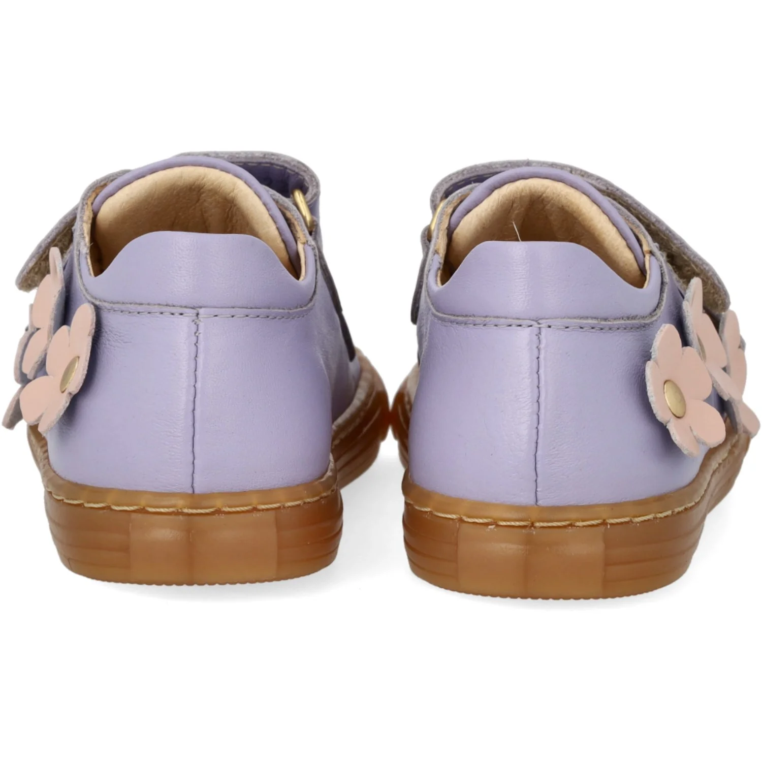 Angulus Amethyst/Rosebud Begynder Sneaker Med Blomsterapplikationer - Image 3