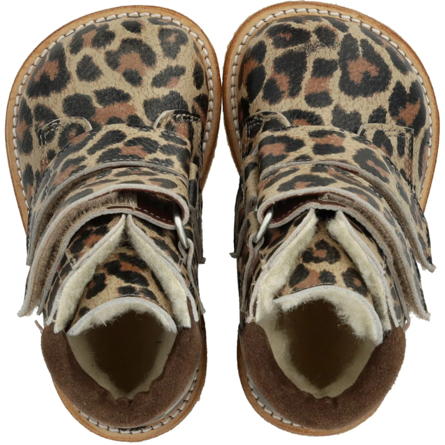 Angulus Beige Leo/Taupe Beginner TEX Boot with Velcro Closure - Image 3