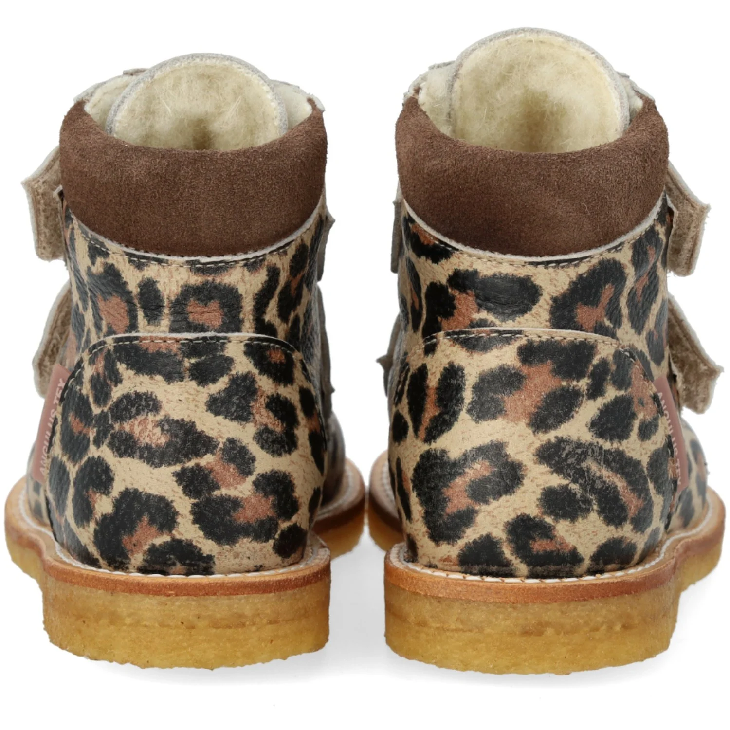Angulus Beige Leo/Taupe Beginner TEX Boot with Velcro Closure - Image 4