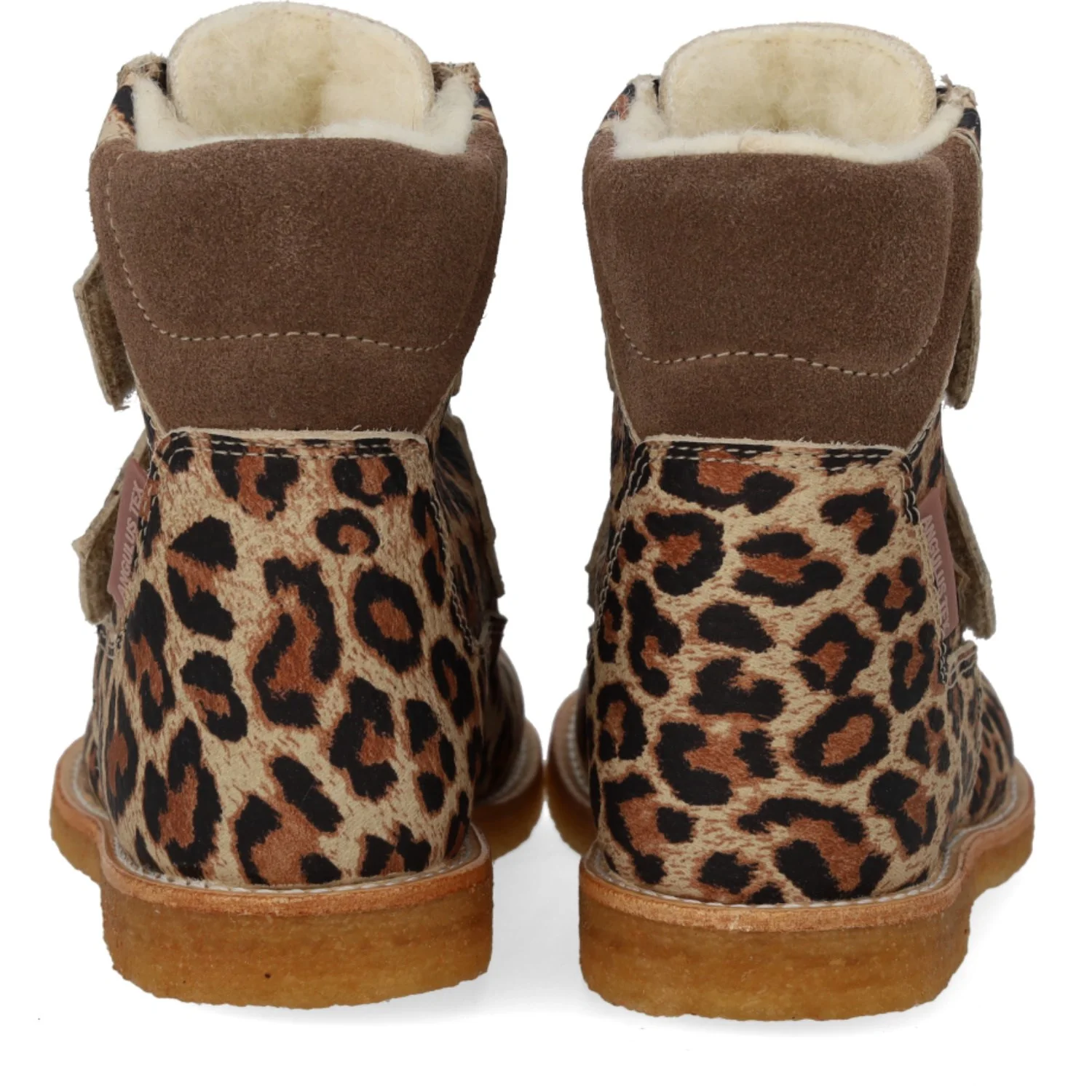 Angulus Beige Leo/Taupe TEX Boot with Velcro Closure - Image 3