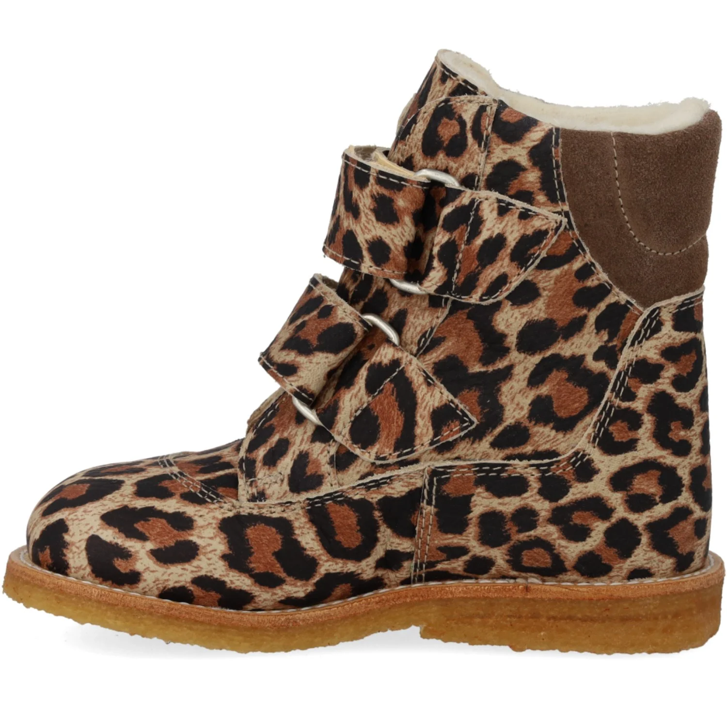 Angulus Beige Leo/Taupe TEX Boot with Velcro Closure - Image 4