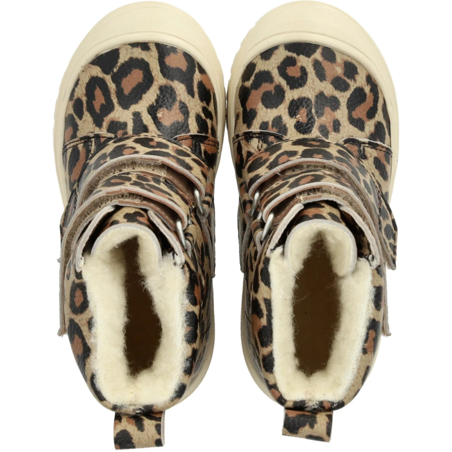 Angulus Beige Leo TEX Boot with Heart Print and Wool Lining - Image 3