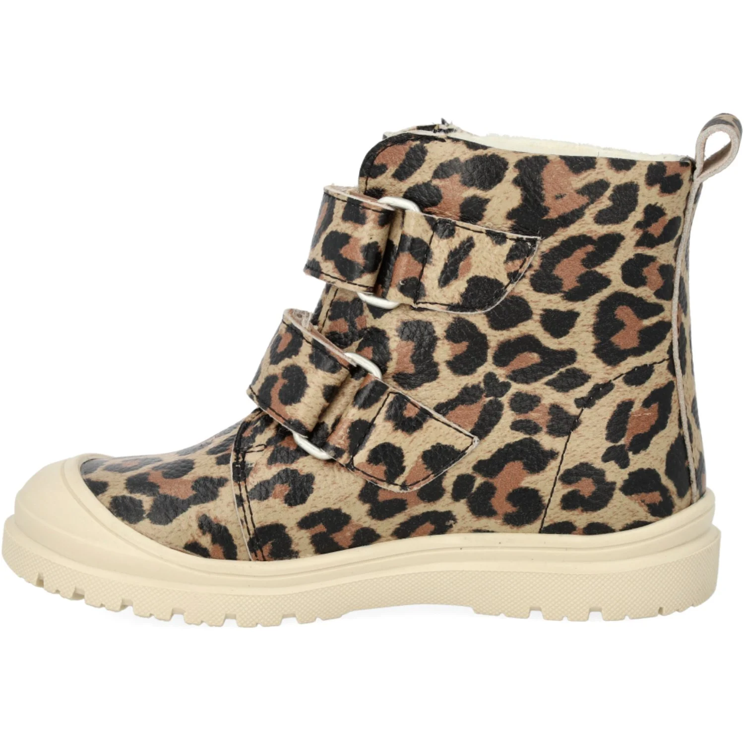 Angulus Beige Leo TEX Boot with Heart Print and Wool Lining - Image 5
