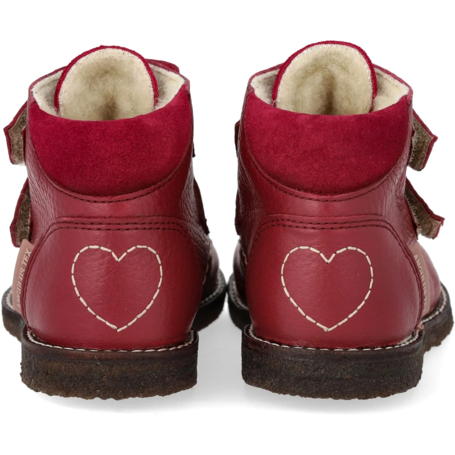 Angulus Berry/Berry Beginner TEX Boot with Heart Embroidery - Image 6