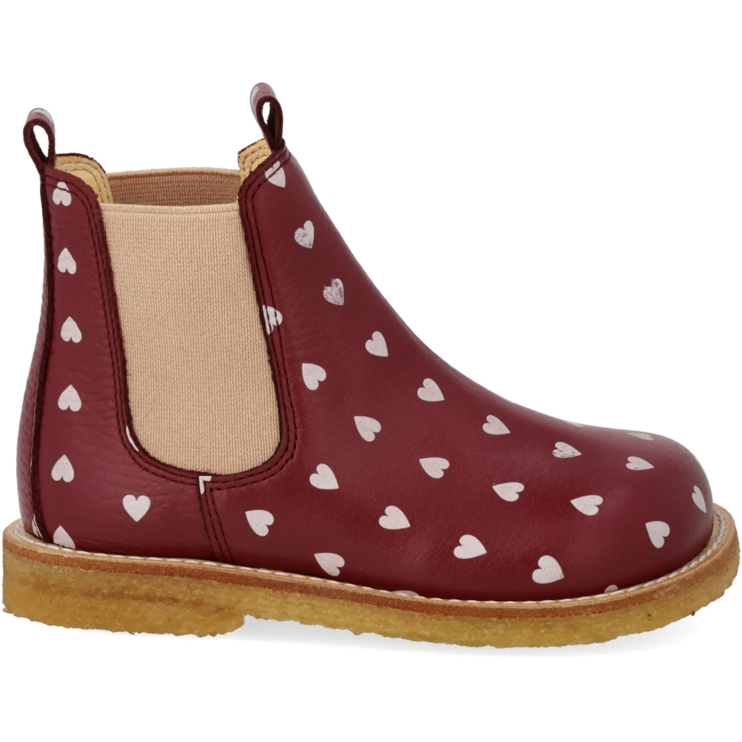 Angulus Berry Hearts/Rose Elastic Chelsea Printed Boot - Image 4