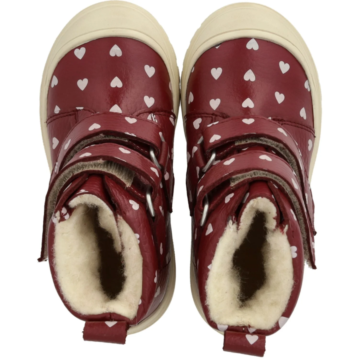 Angulus Berry W. Rose Hearts Heart Print TEX Boot with Wool Lining - Image 3