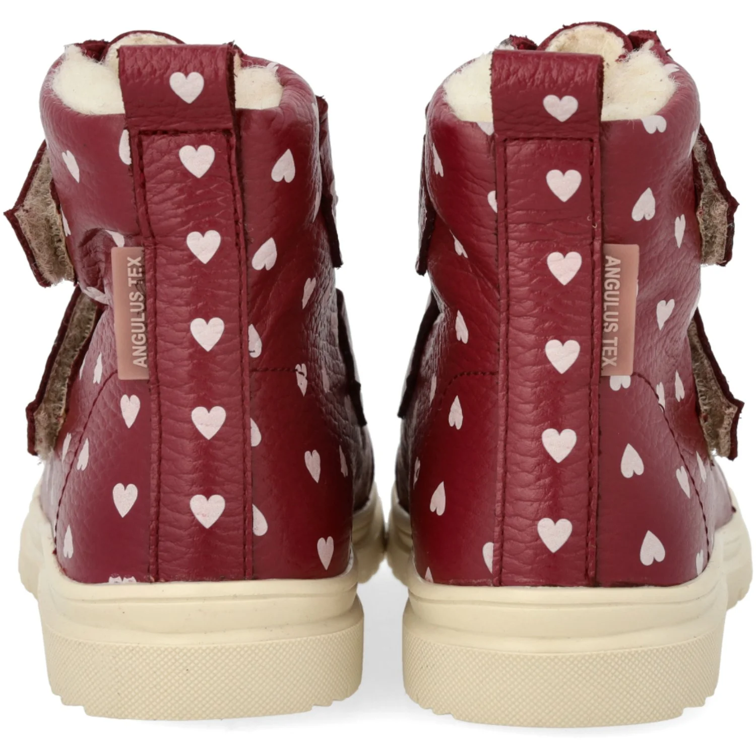 Angulus Berry W. Rose Hearts Heart Print TEX Boot with Wool Lining - Image 4