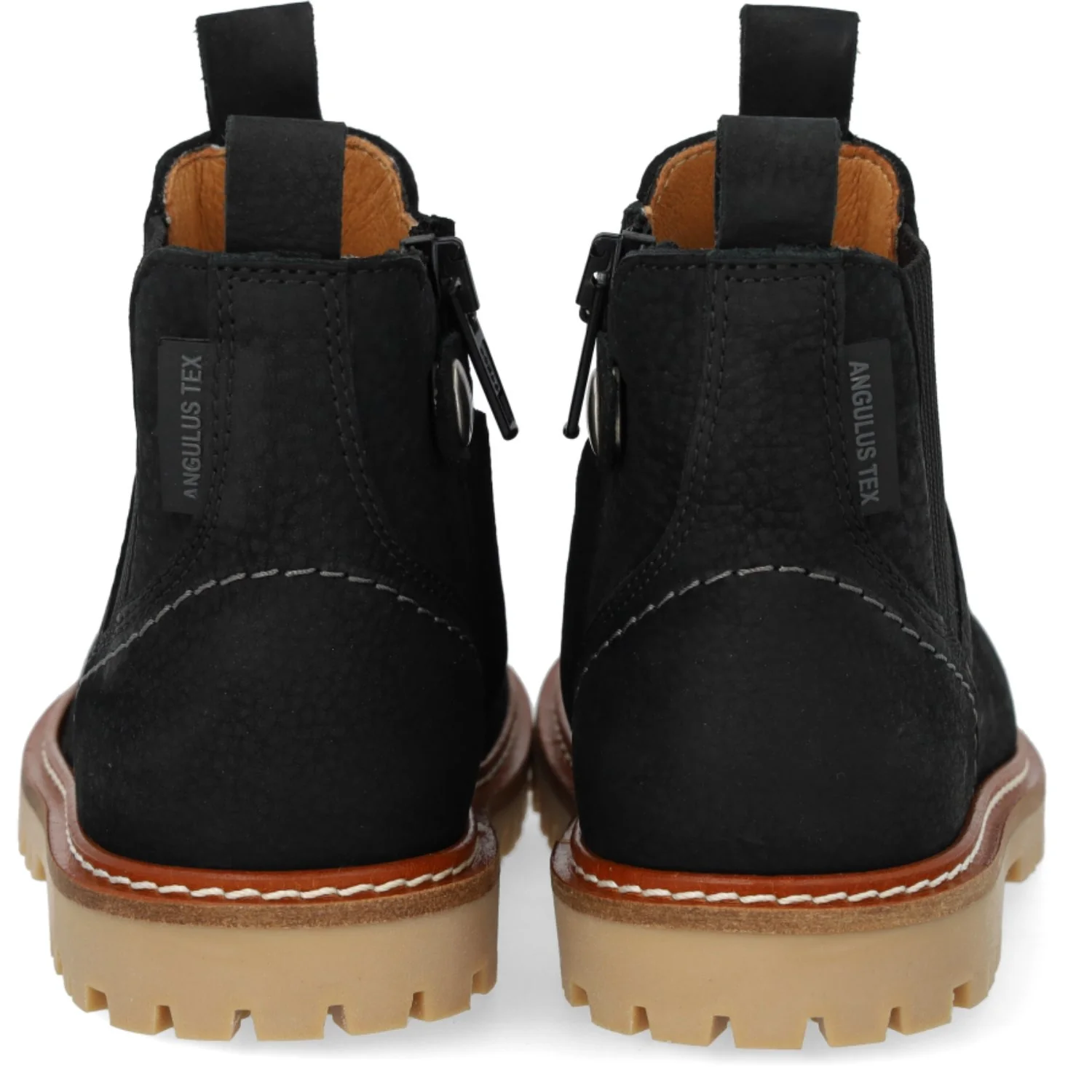 Angulus Black/Black Chunky Chelsea Boot - Image 3