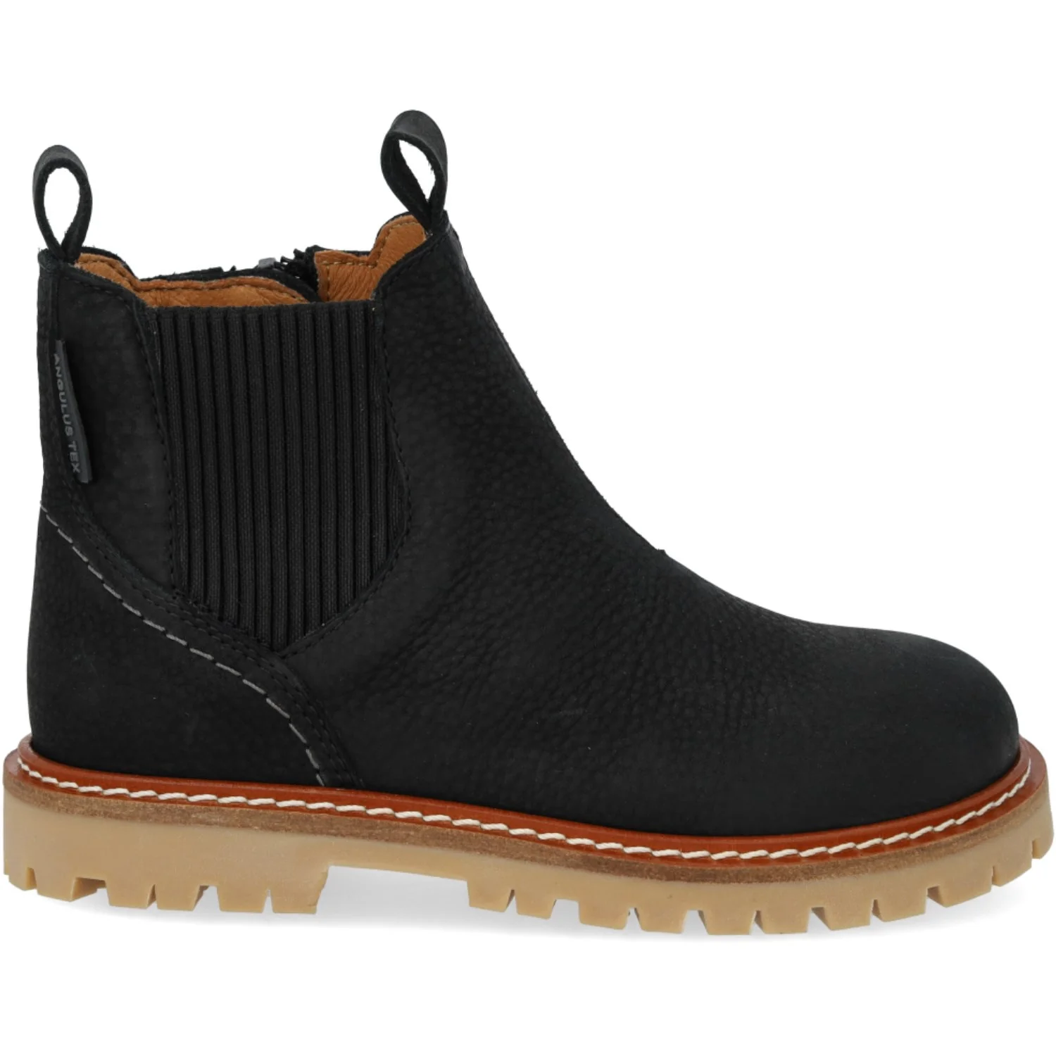 Angulus Black/Black Chunky Chelsea Boot - Image 5
