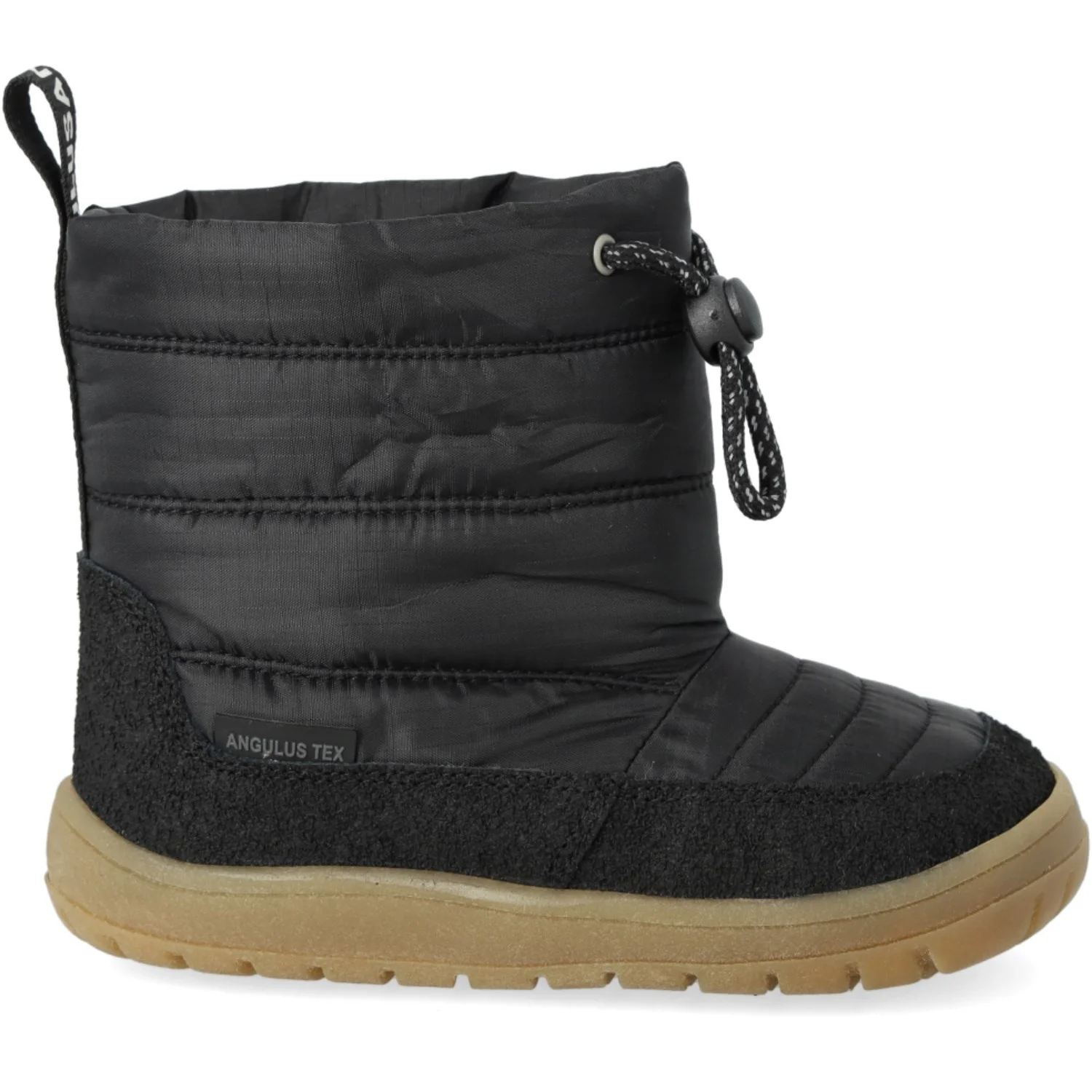 Angulus Black/Black Lightweight and Flexible TEX Winter Boot in Nylon - Image 6