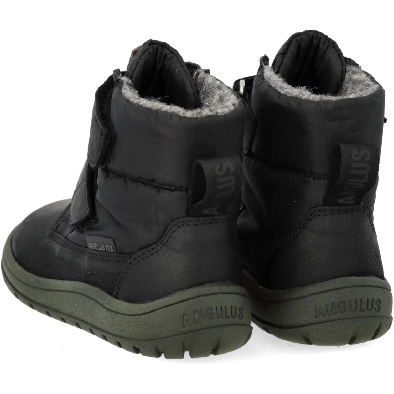 Angulus Black/Dark Grey TEX Boot in Nylon with Durable Leather Details - Image 6