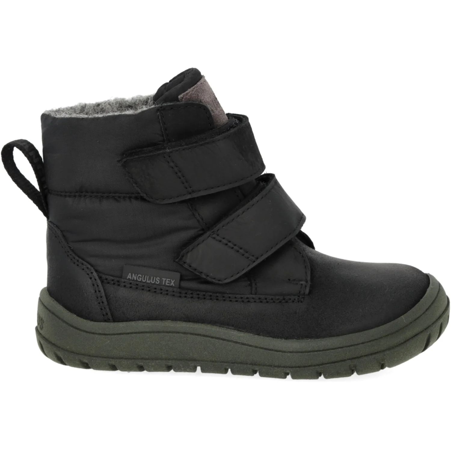 Angulus Black/Dark Grey TEX Boot in Nylon with Durable Leather Details - Image 8