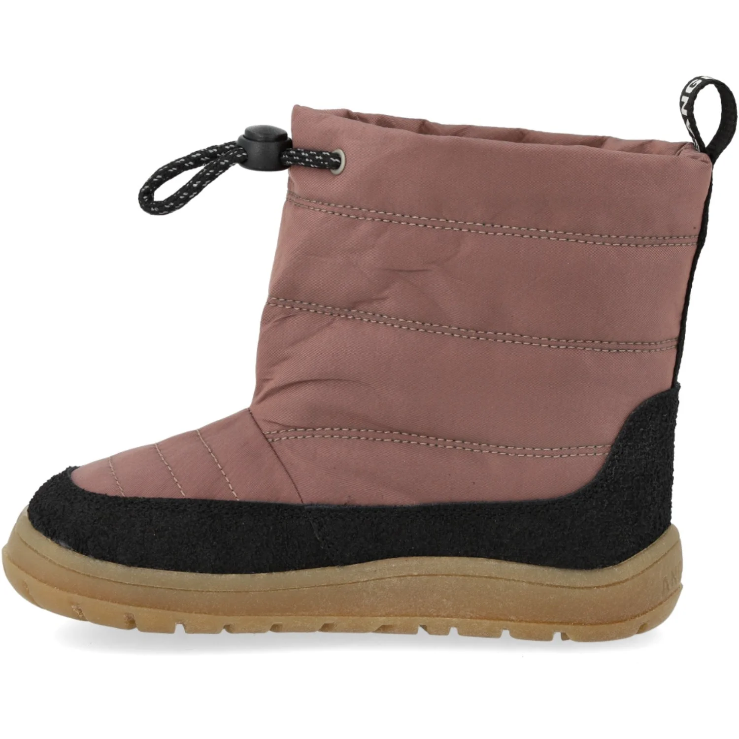 Angulus Black/Dusty Rouge Lightweight and Flexible TEX Winter Boot in Nylon - Image 2